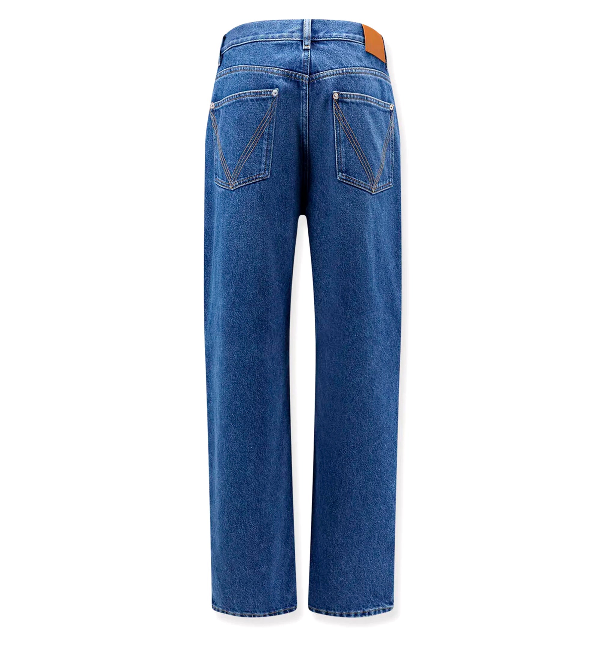 Medium Indigo Wide Leg Jeans