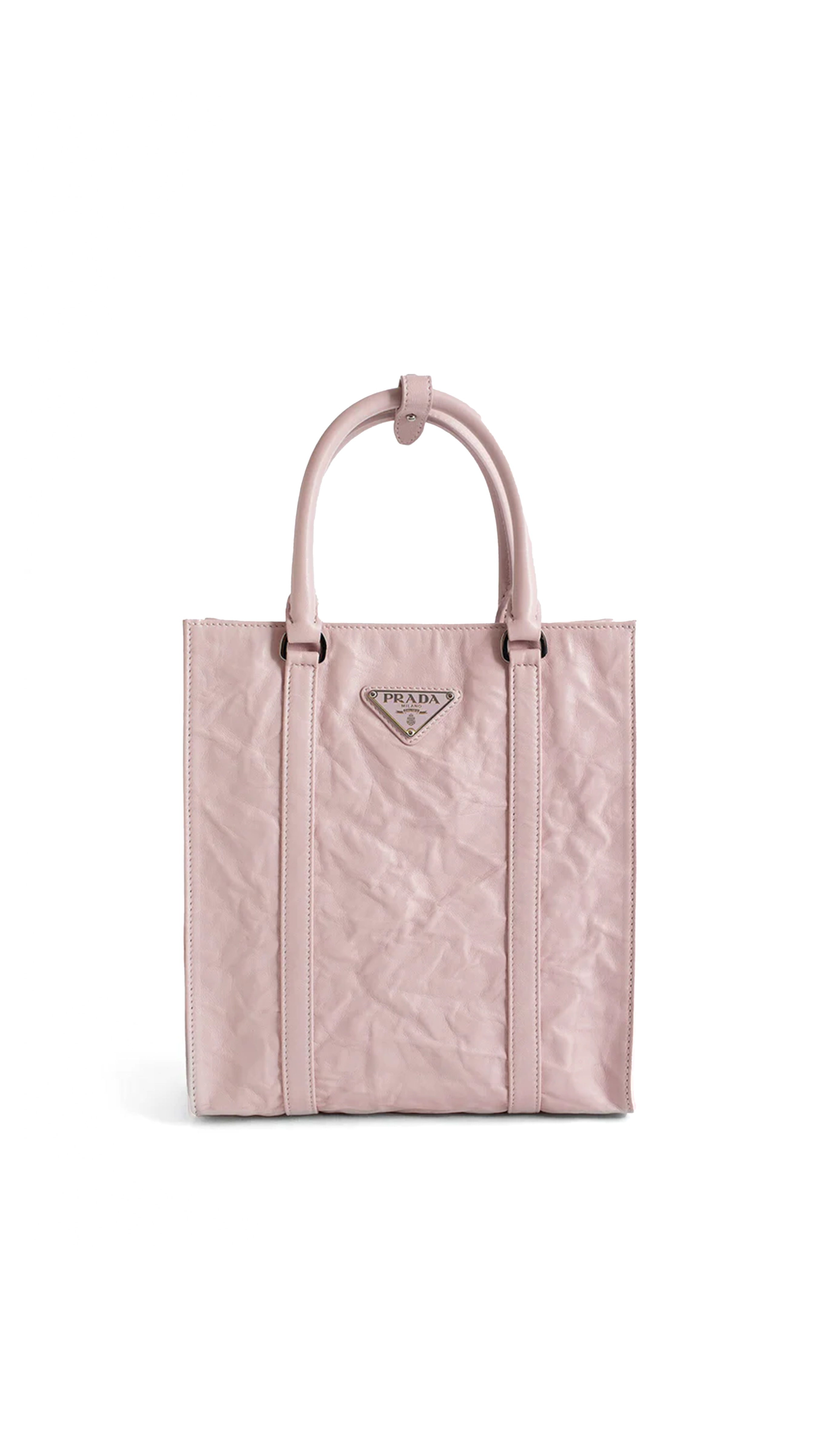 Alabaster Pink Small Prada Galleria Saffiano Leather Bag