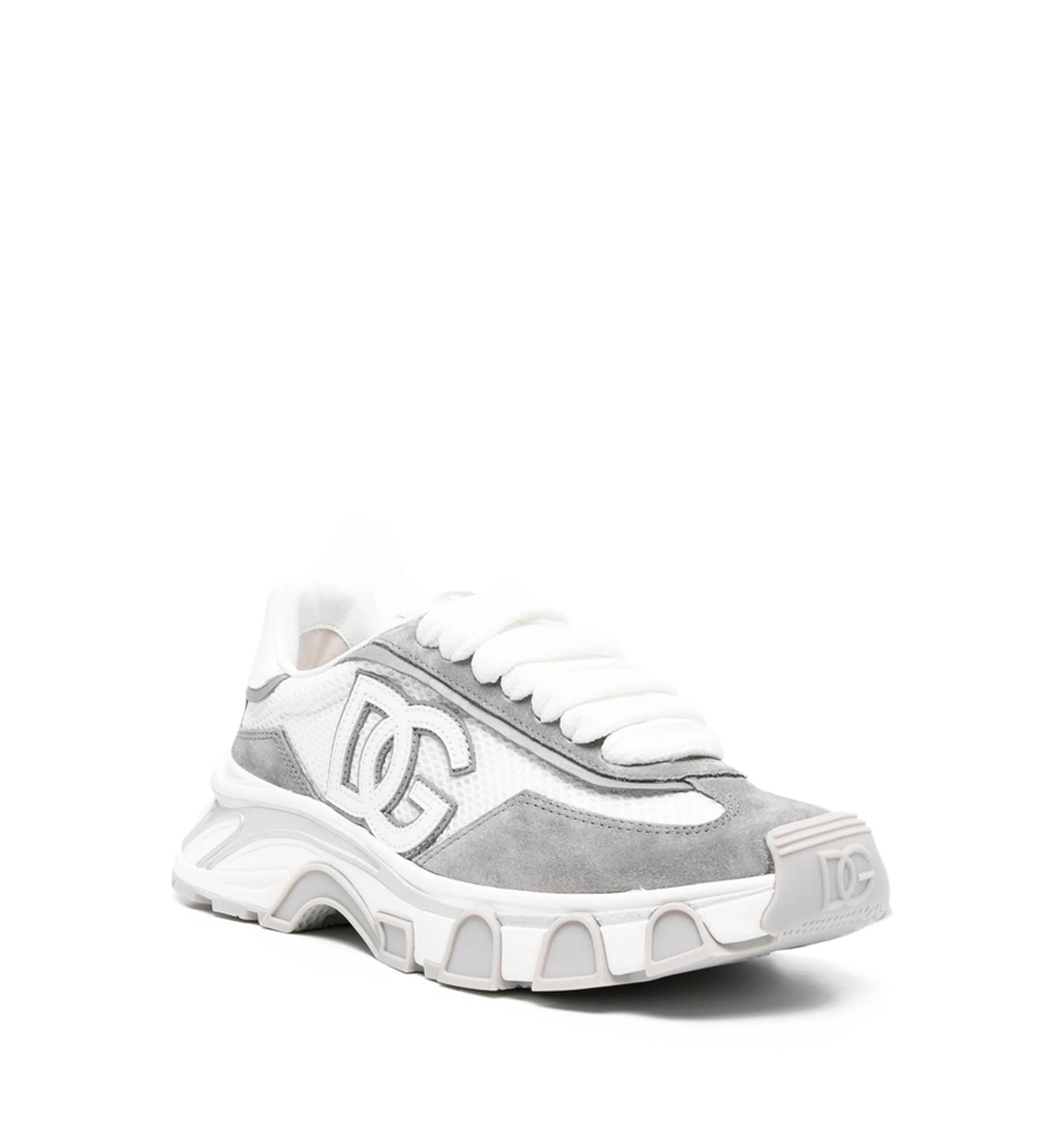 DG country road nylon and leather sneakers