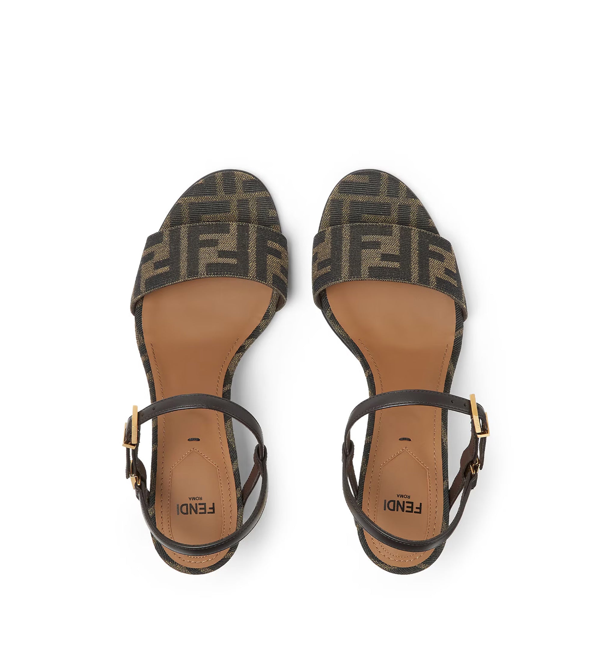Delfina FF fabric sandals
