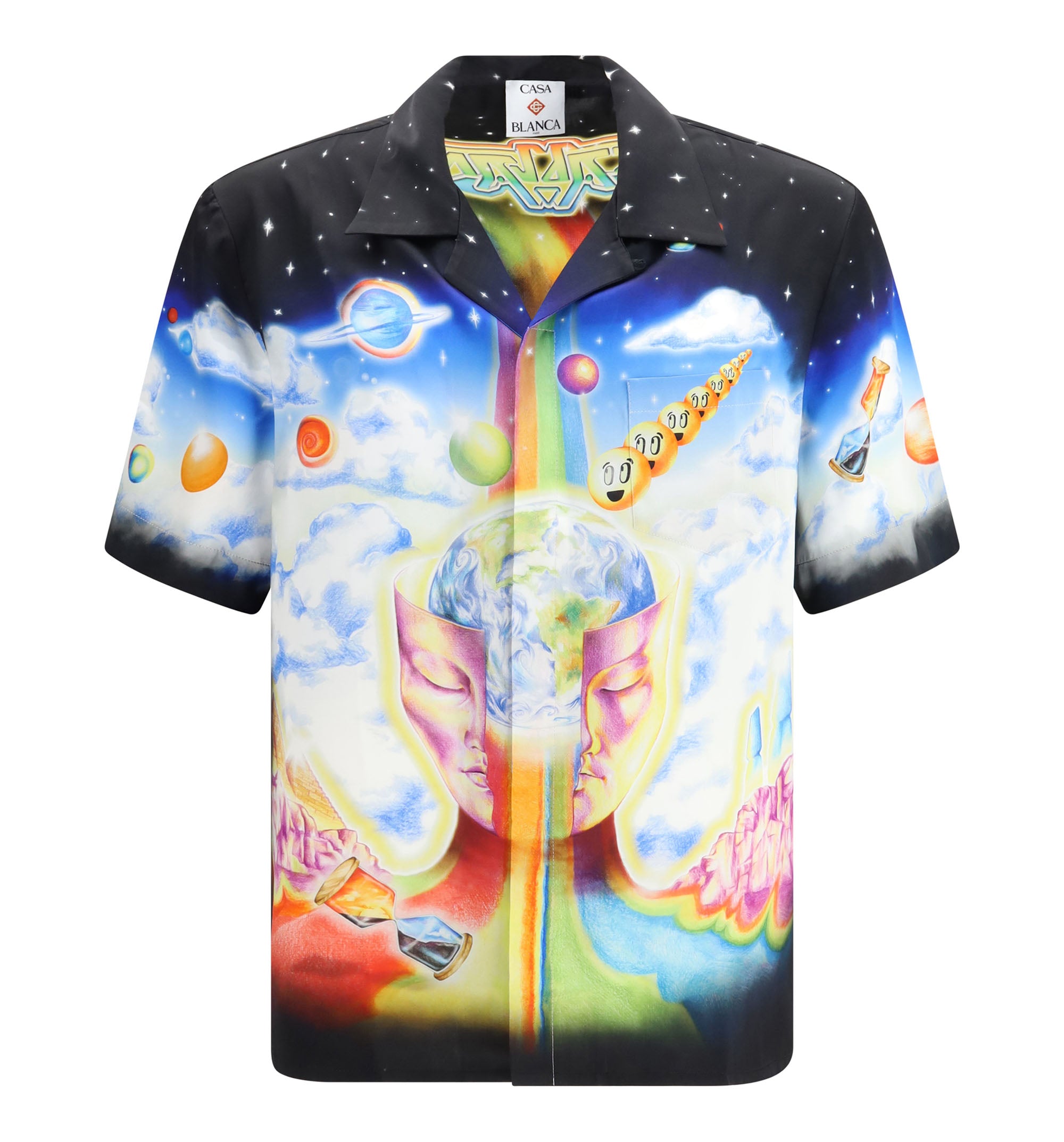 Casablanca Galaxy-pint Short-sleeve Shirt