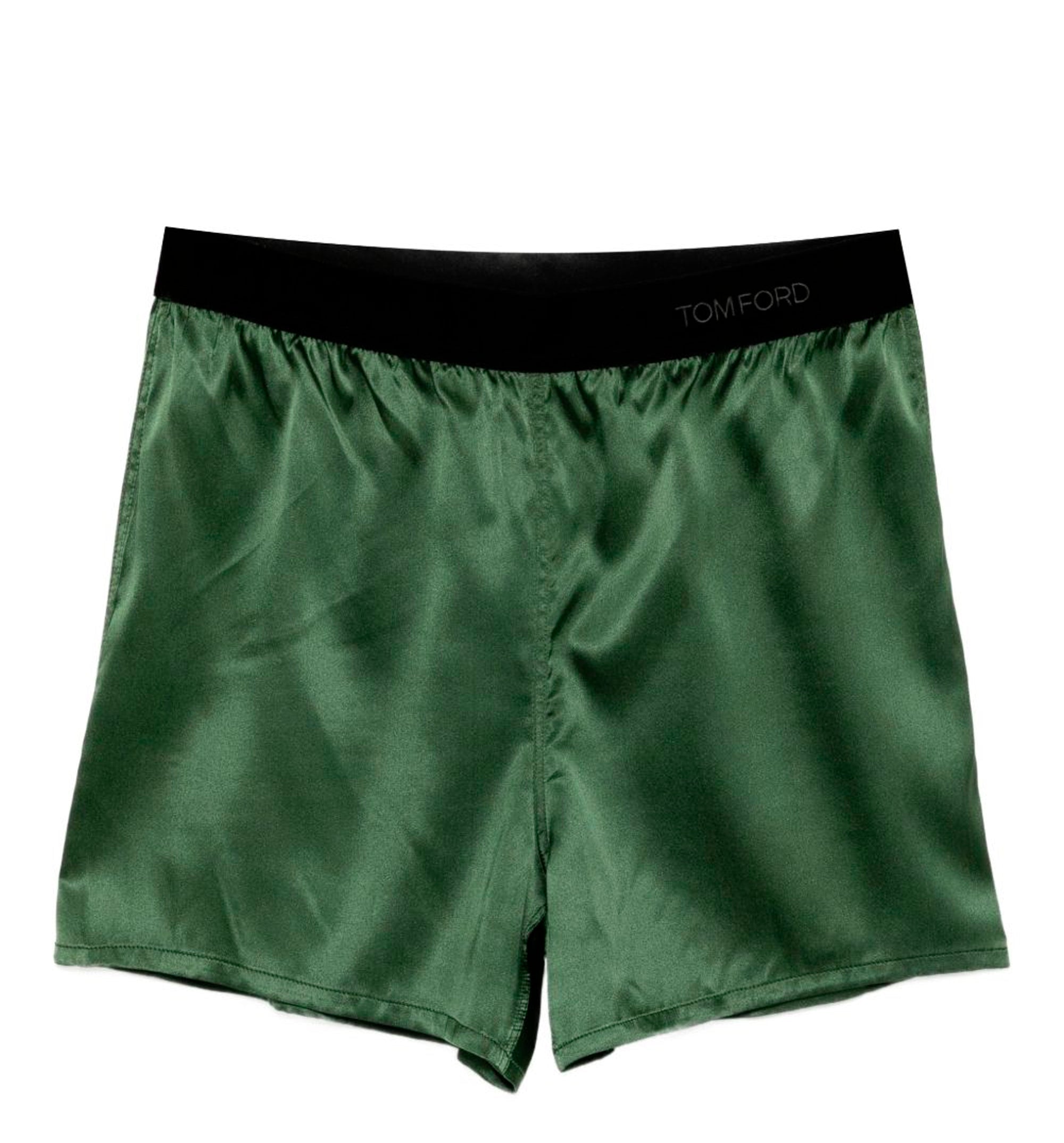 Silk pajama shorts
