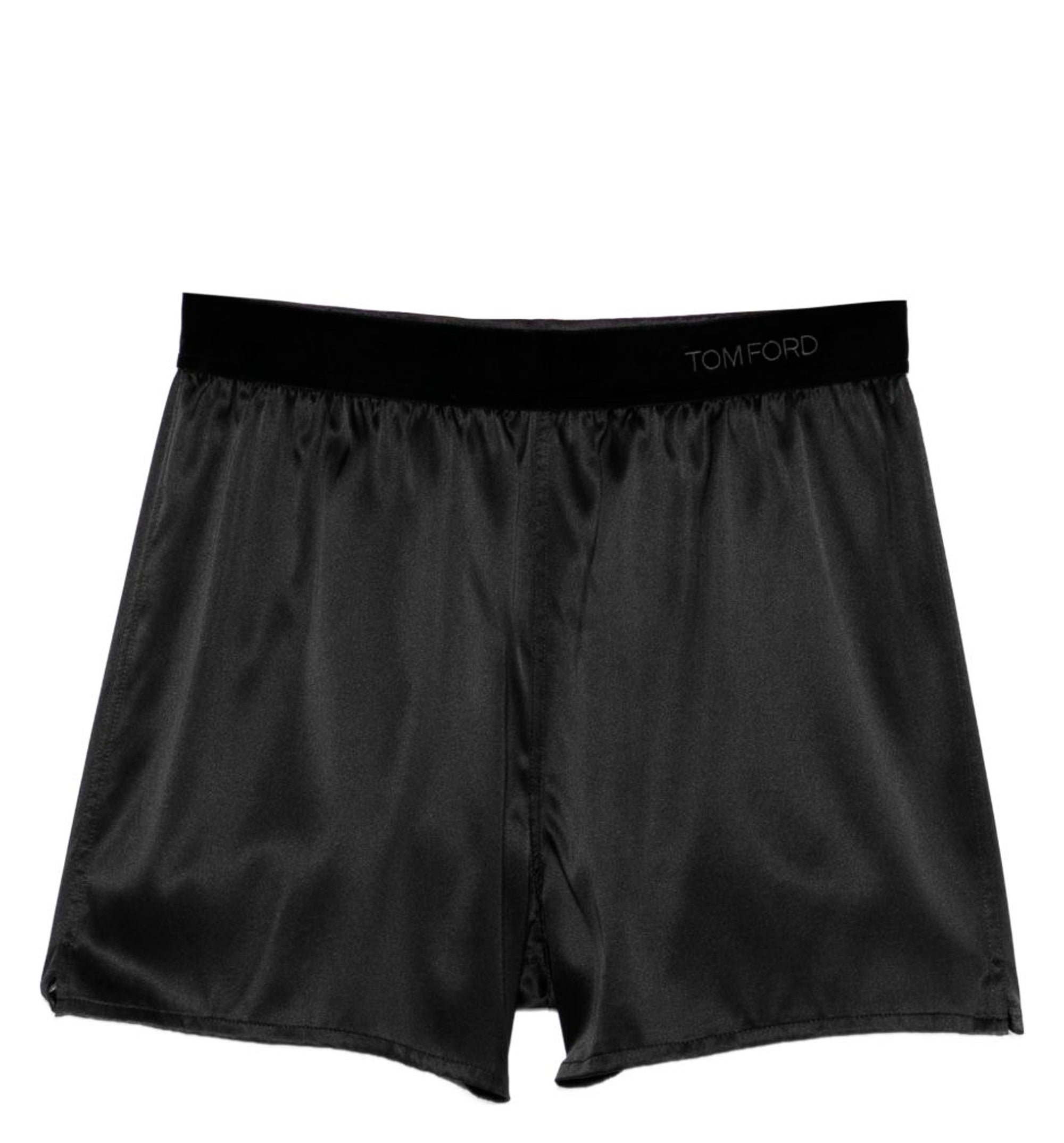 Stretch Silk Satin PJ Shorts