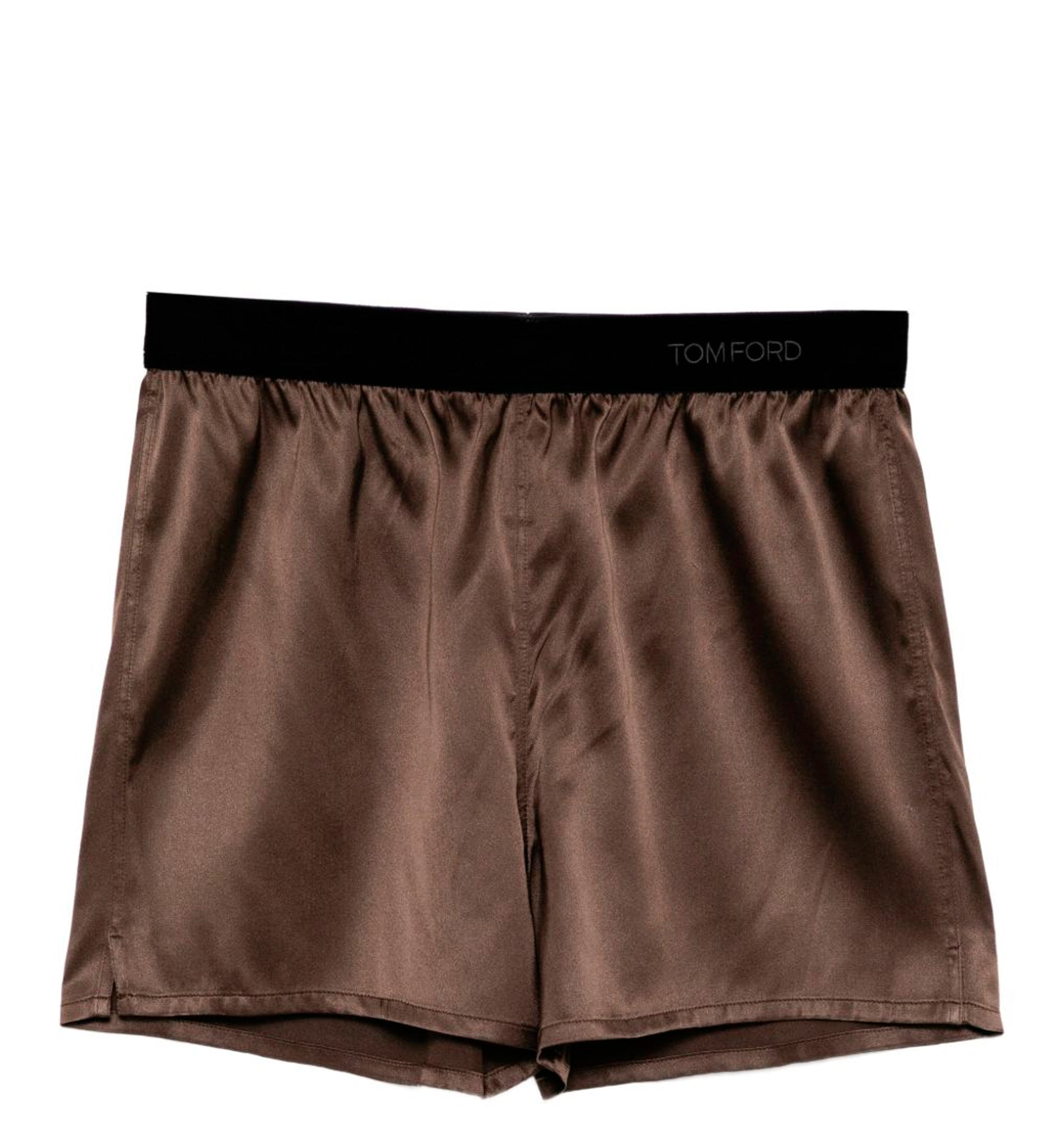 Silk pajama shorts