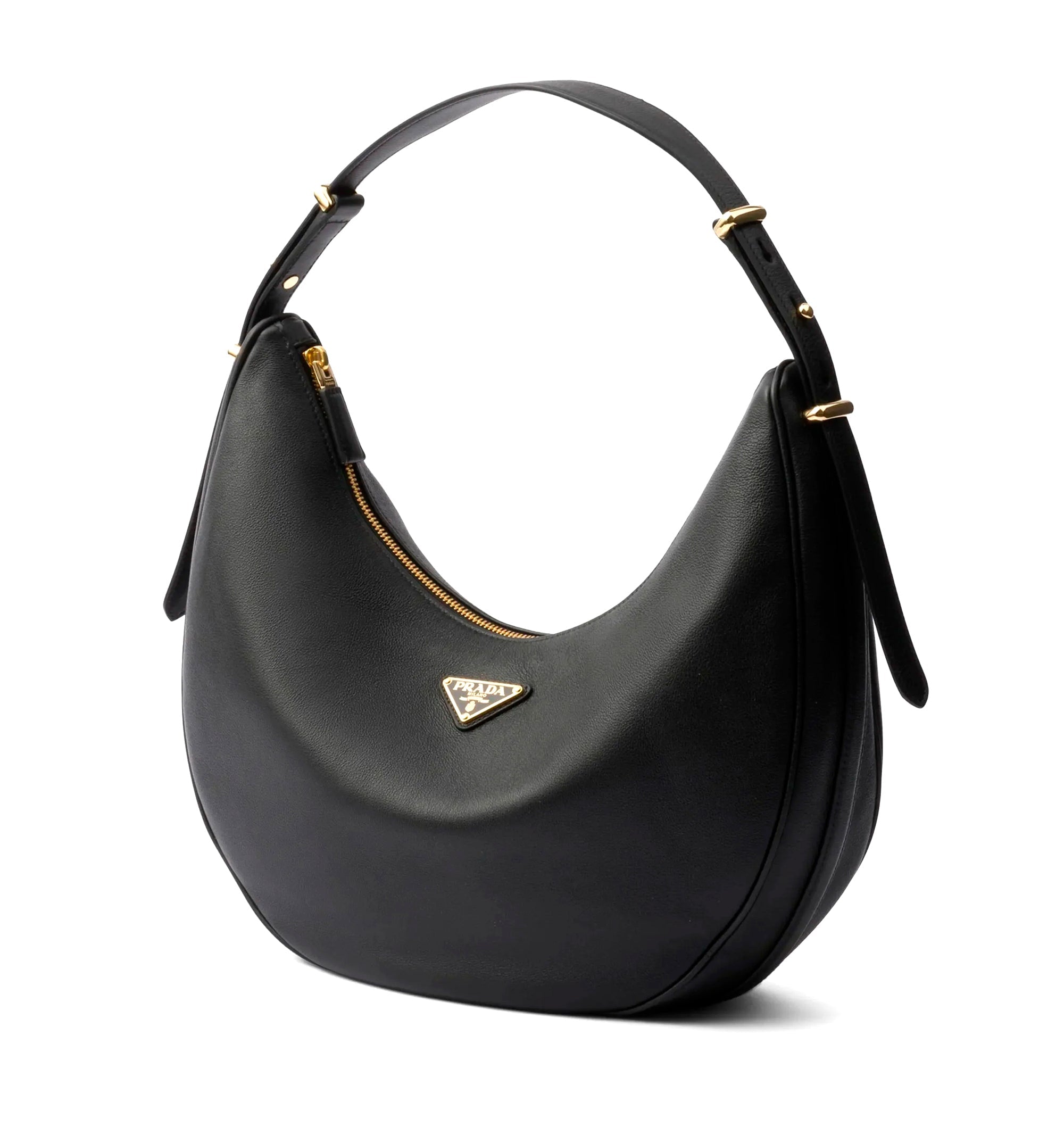 Large Logo-plaque Leather Shoulder Bag