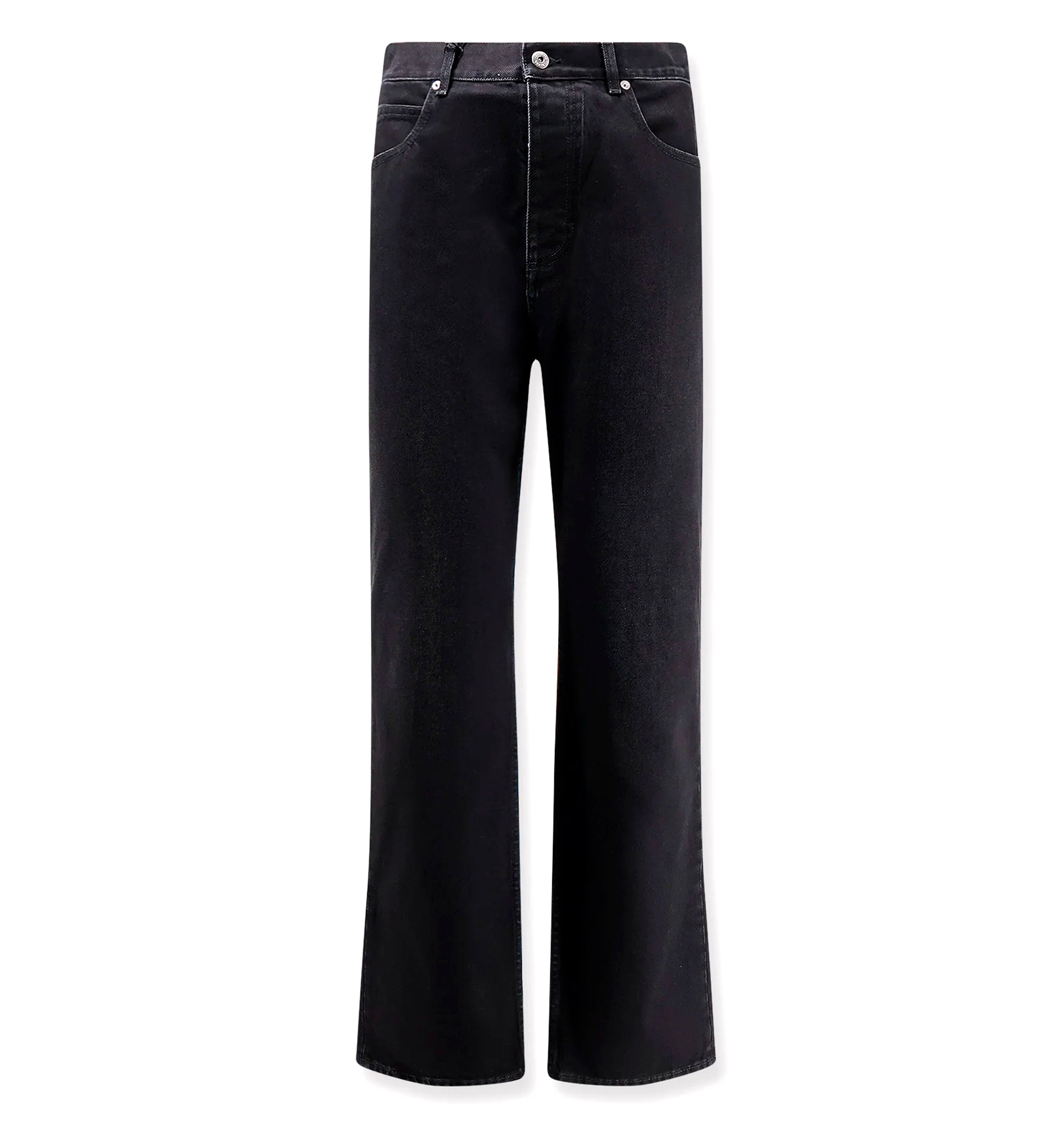 Faded Black Straight Leg Jeans