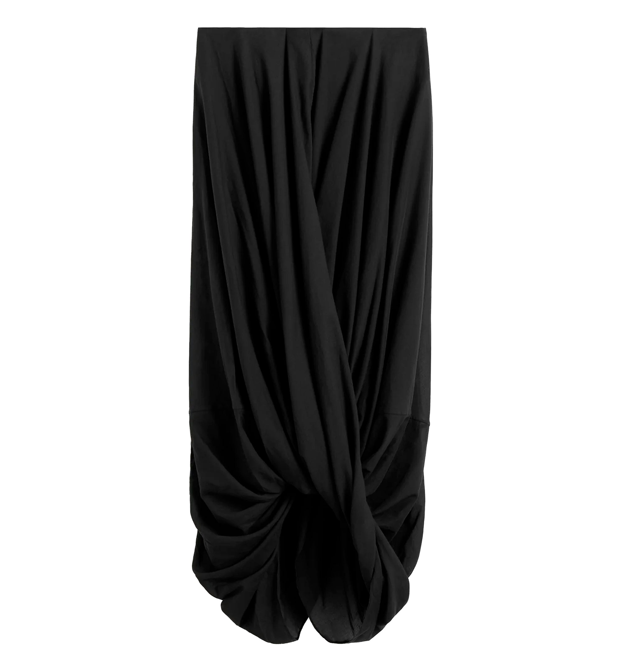 Cocoon skirt black