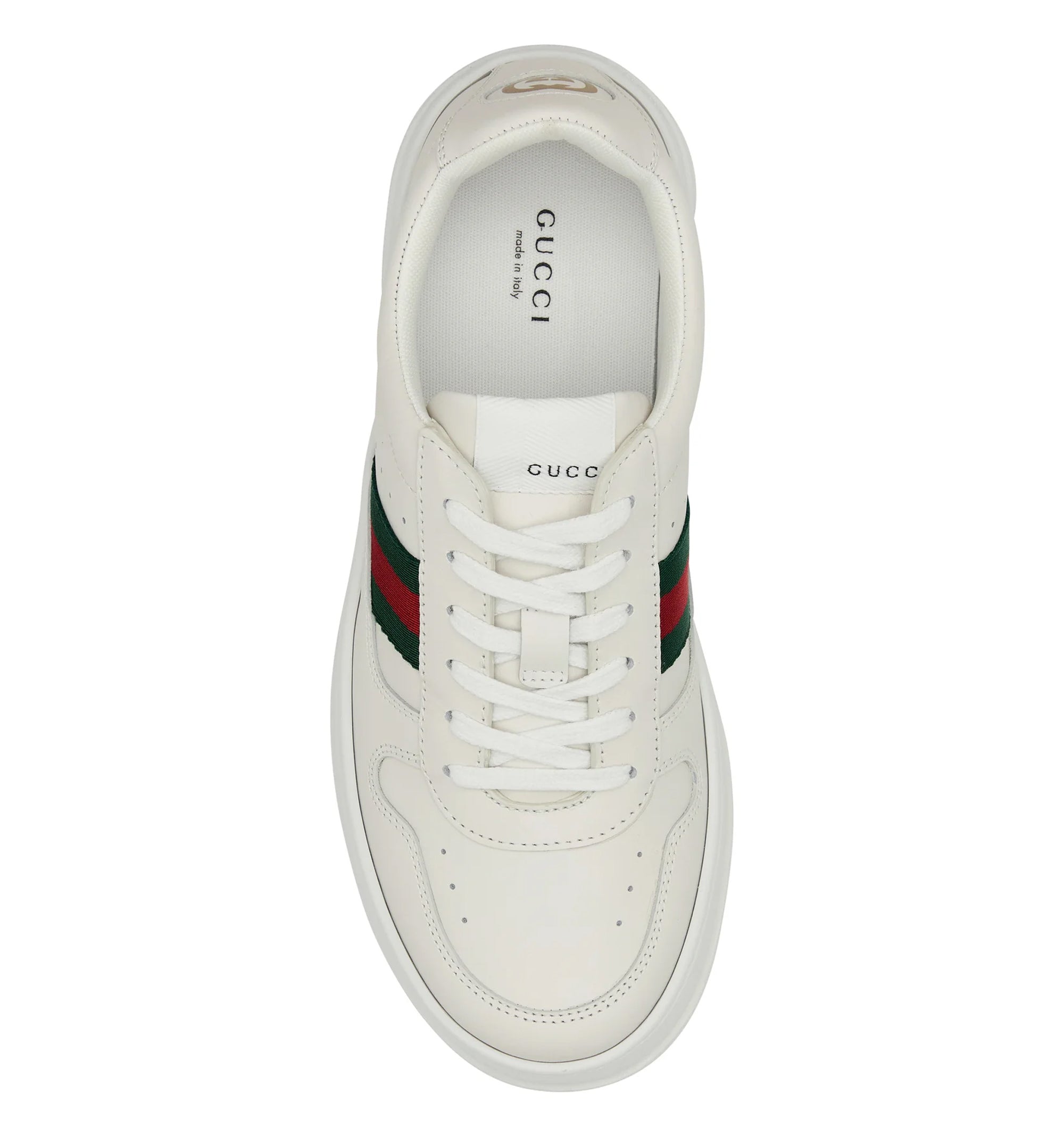 Chunky Sneaker In White Leather