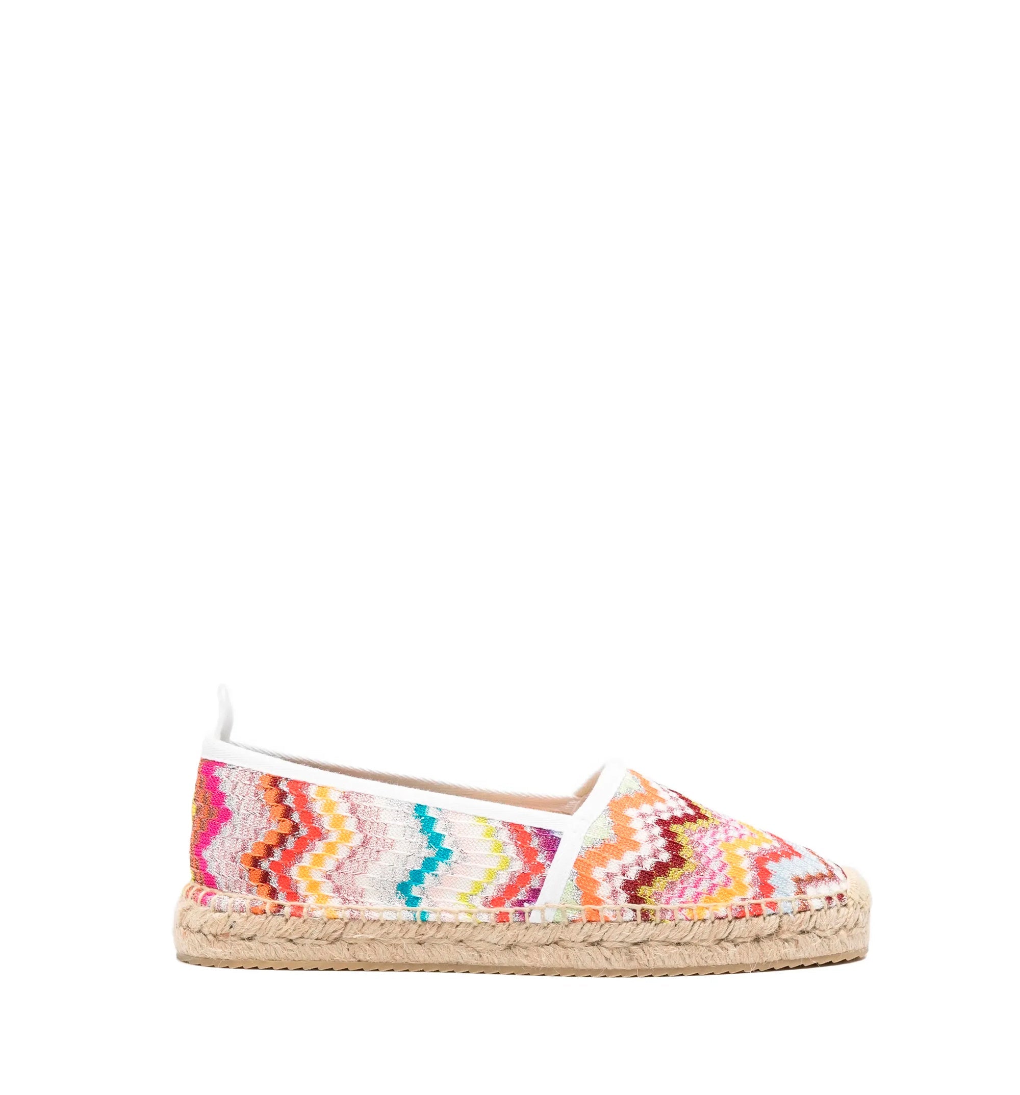 Chevron-pattern Espadrilles