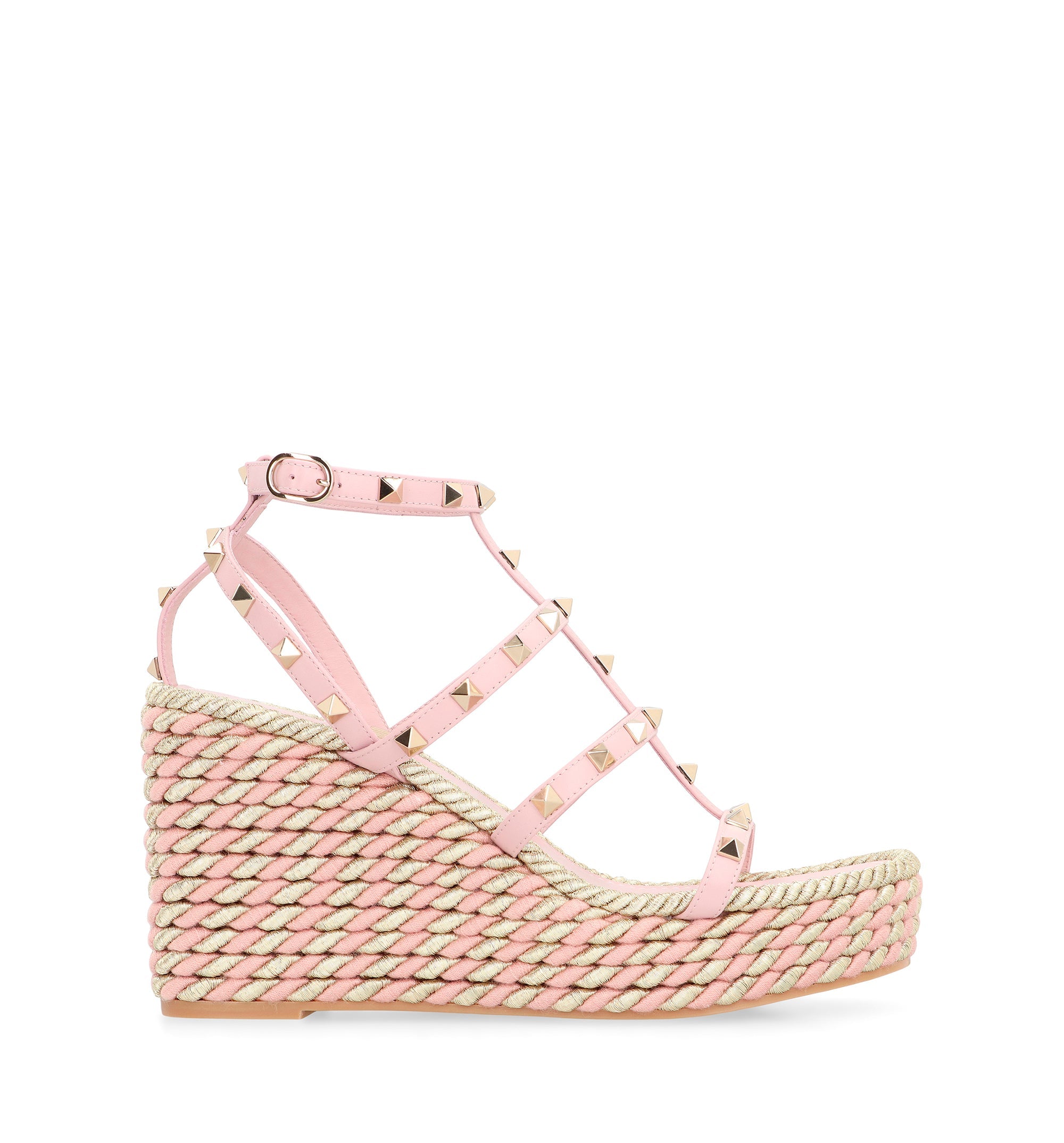 Rockstud platform sandals