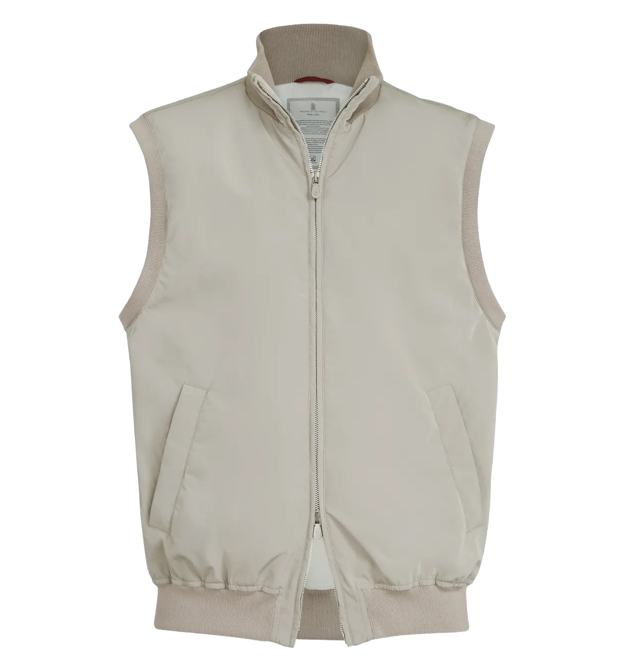 Bonded nylon padded gilet