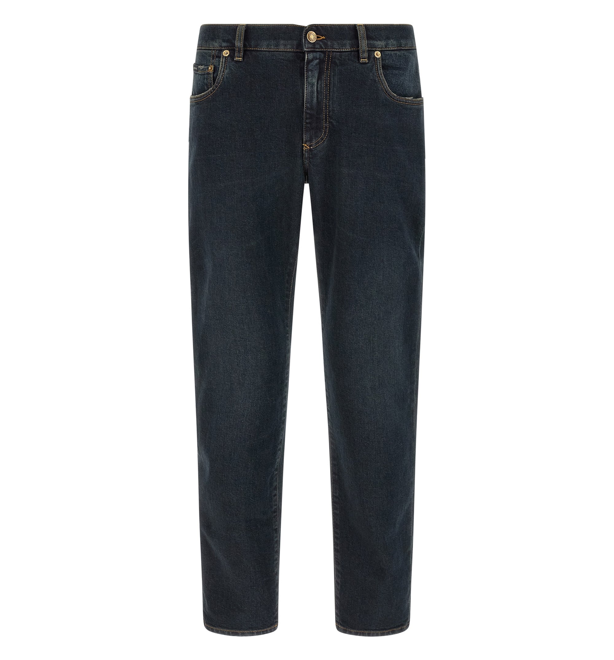 Logo plaque jeans