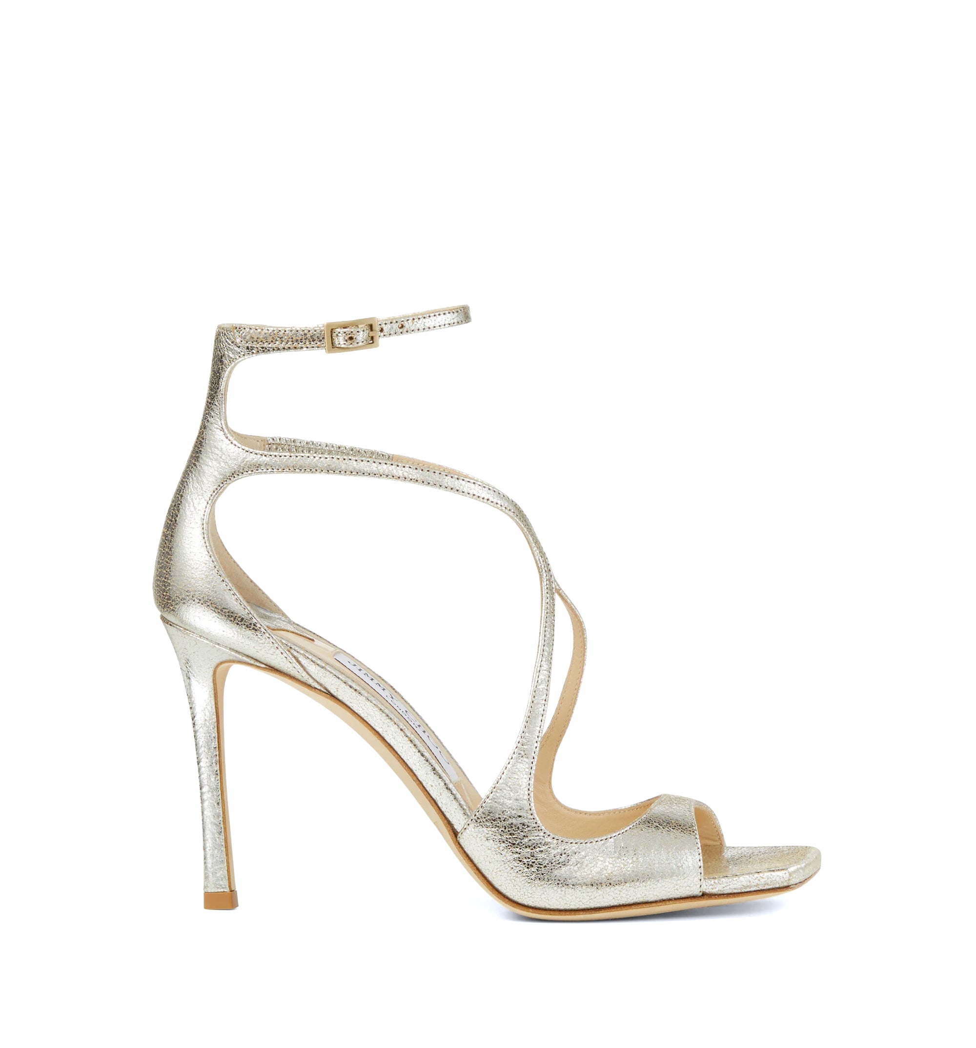 Azia 95 Champagne Glitter Leather Sandals