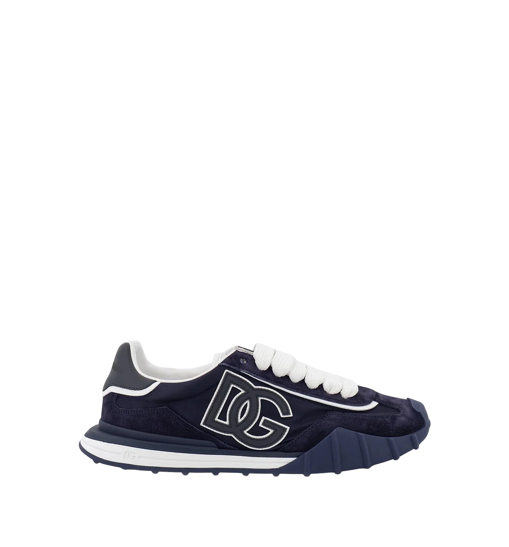 NY nylon and suede sneakers