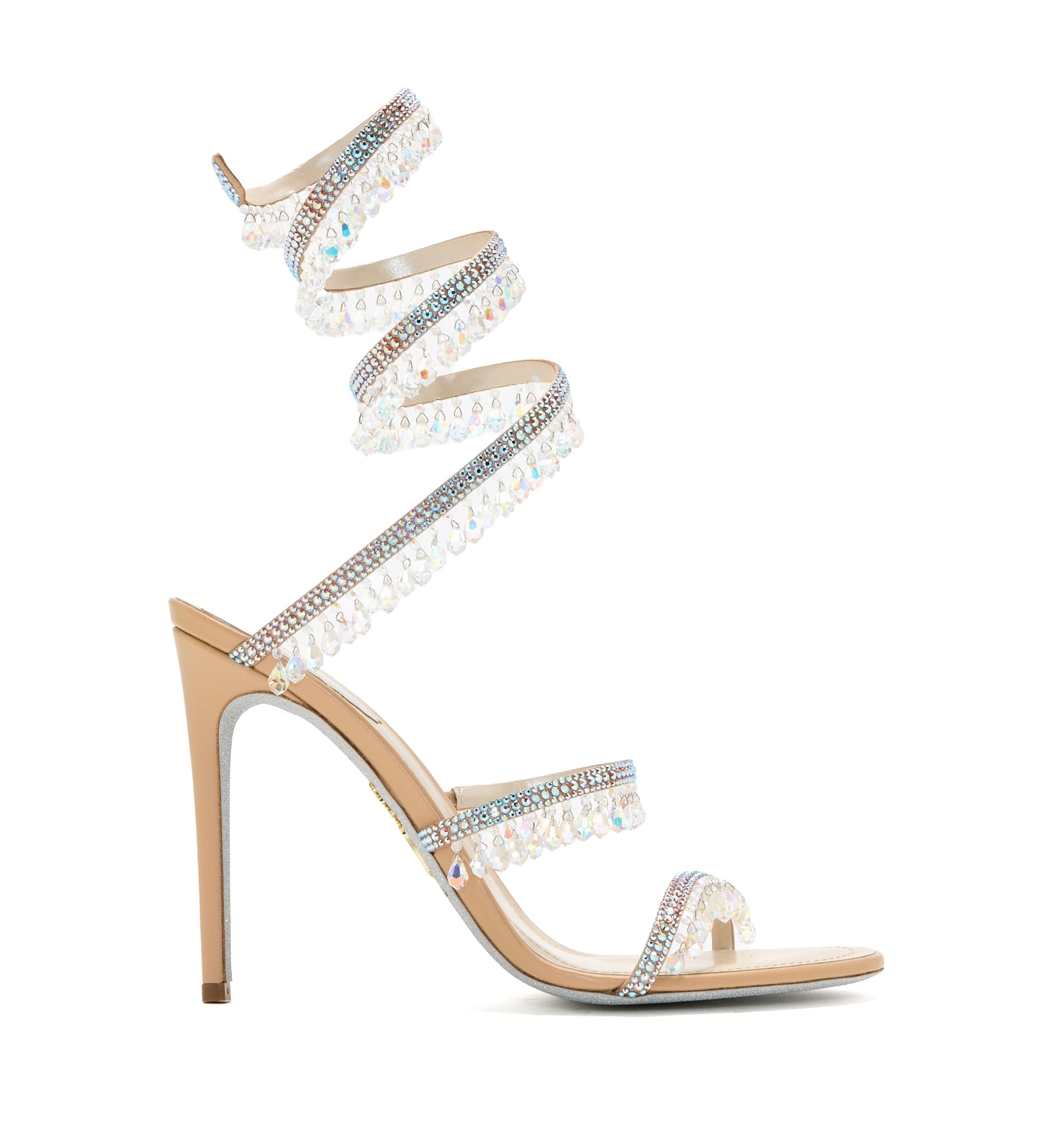 Chandelier Crystal-embellished Sandals