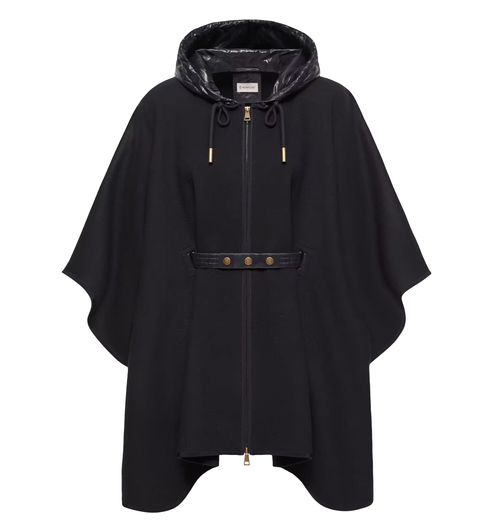 Padded Wool Blend Cape