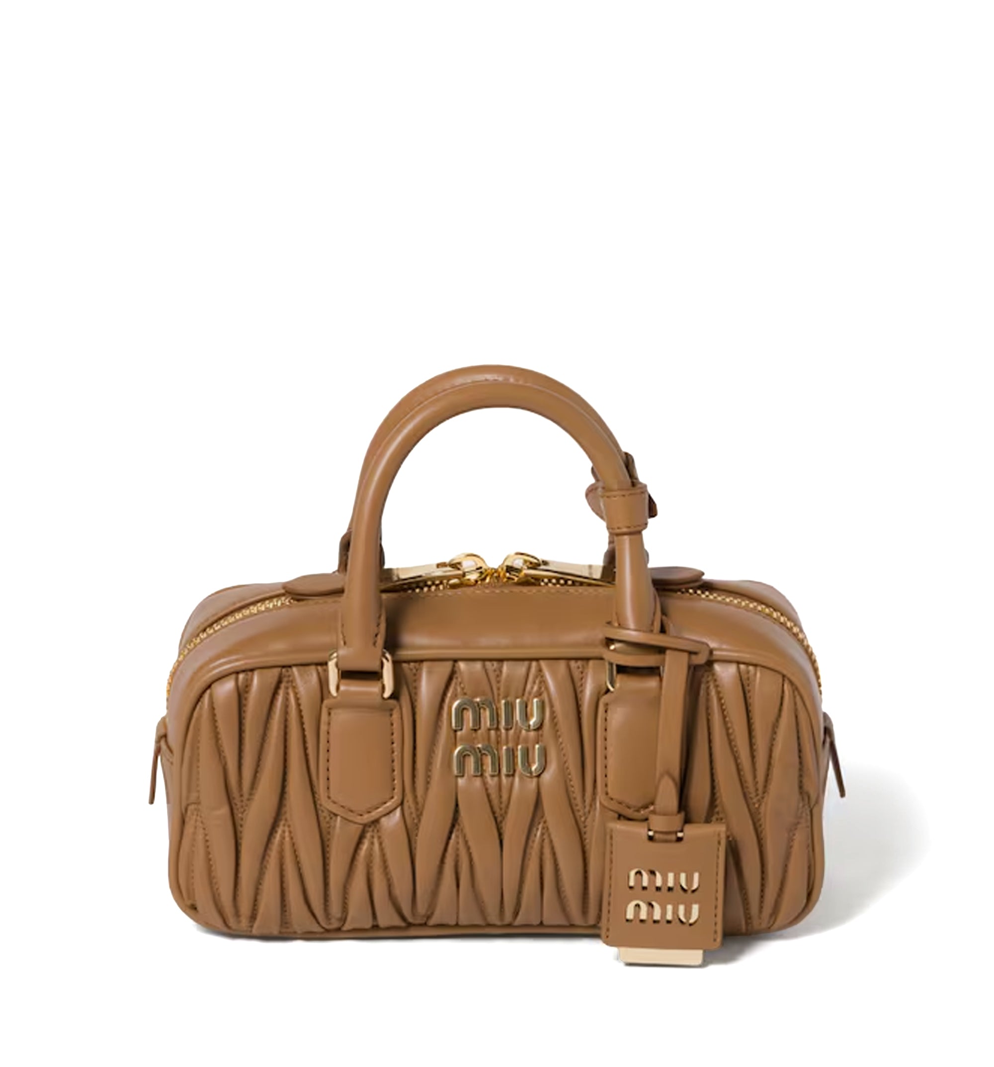 Arcadie matelassé nappa leather bag