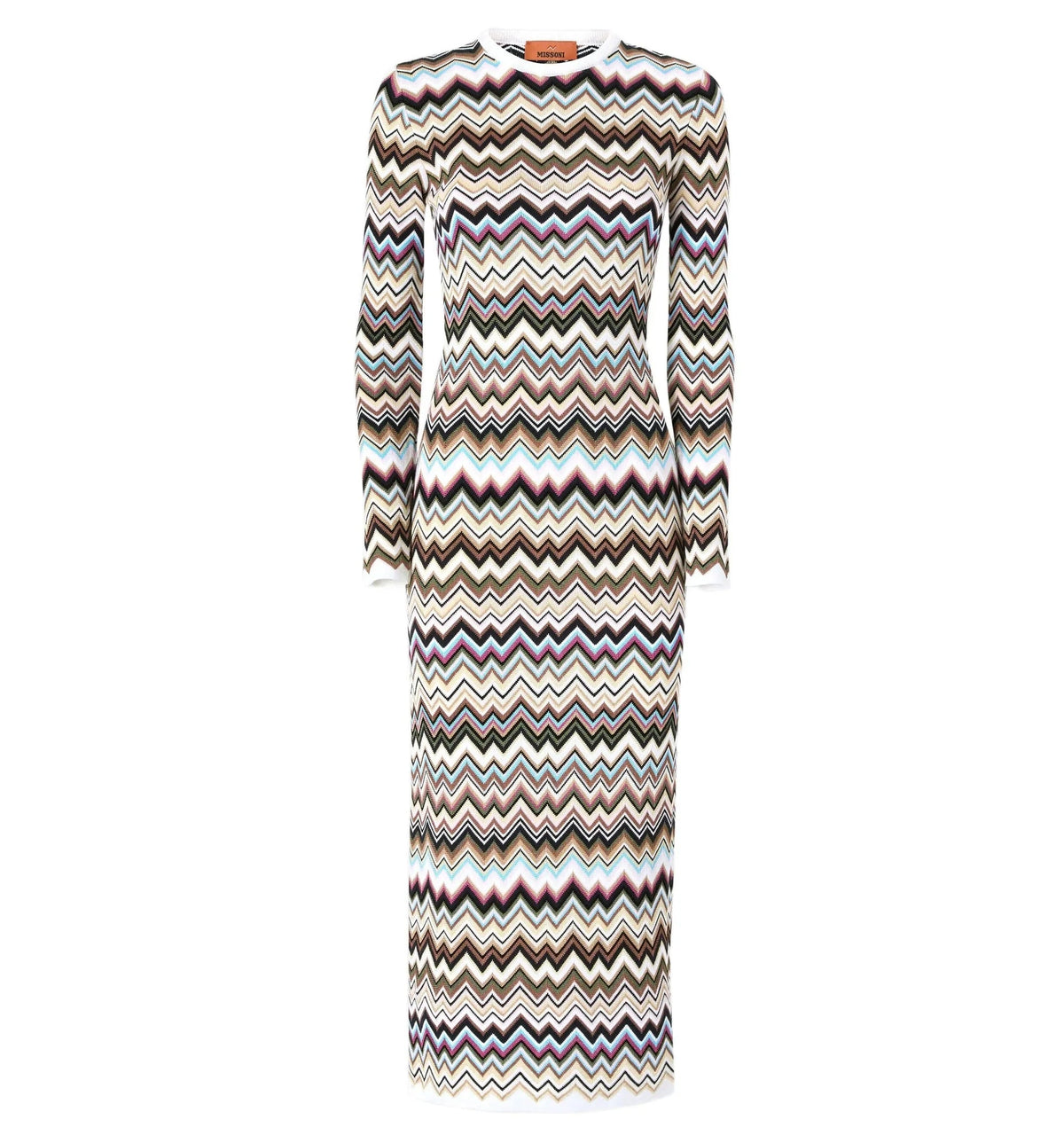 Zigzag-knit Dress