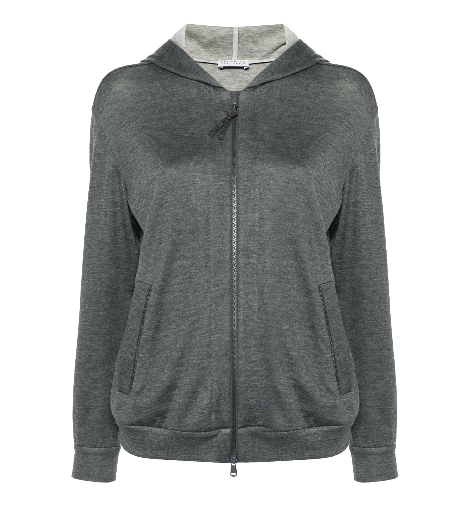 Monili-detail hoodie