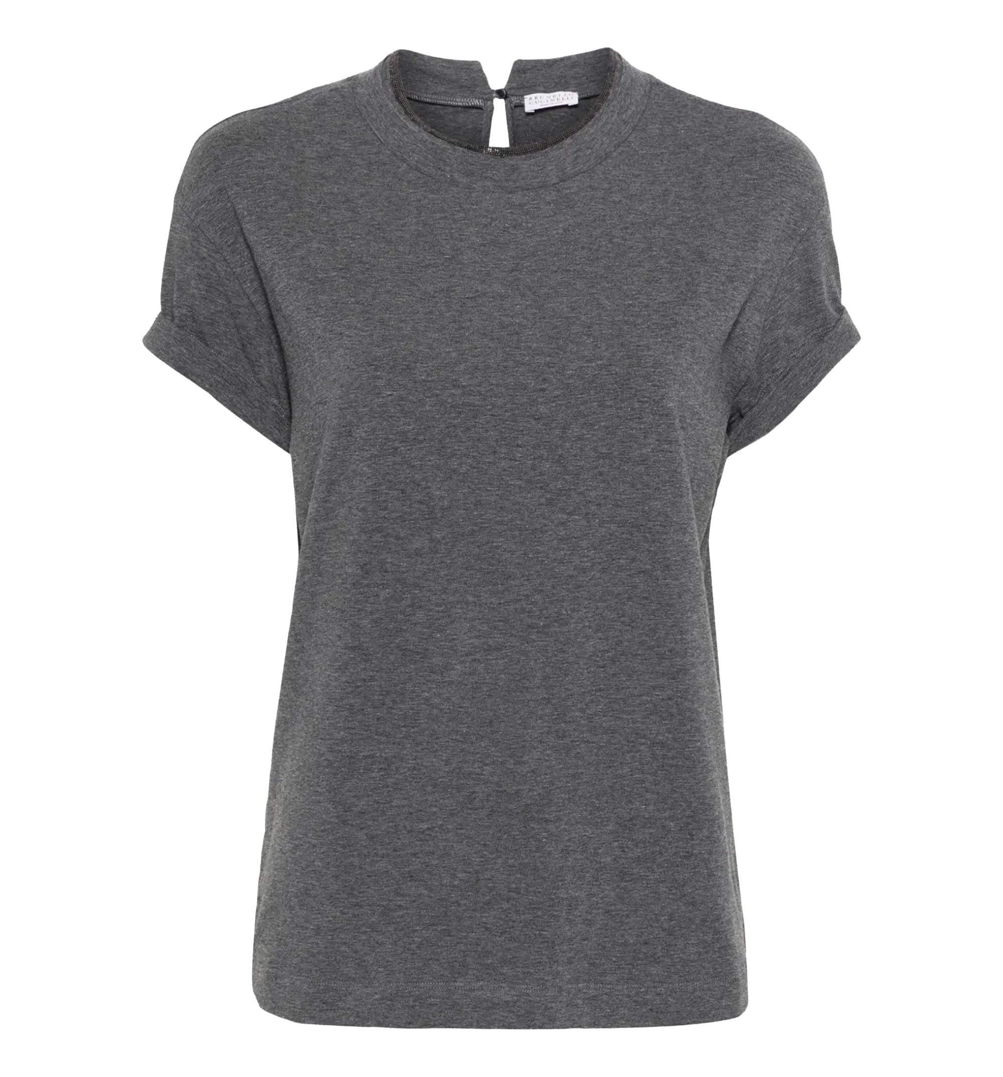 Bead-embellished T-shirt