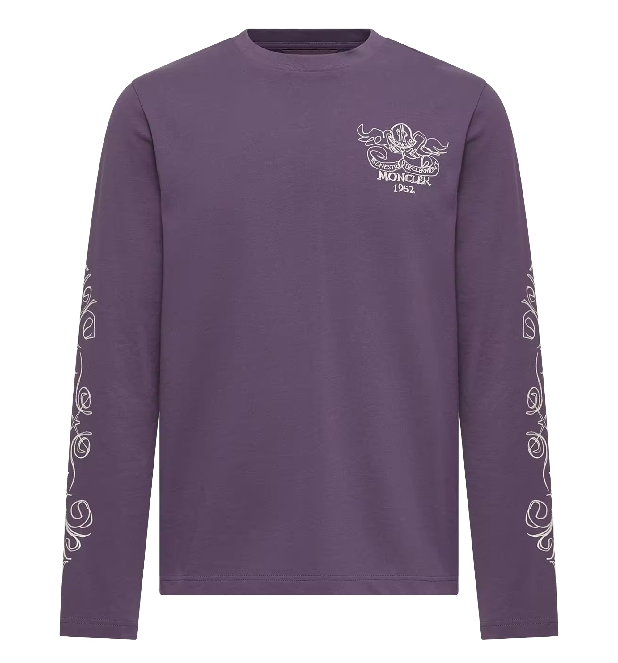 Logo Motif Cotton Long Sleeve T-Shirt