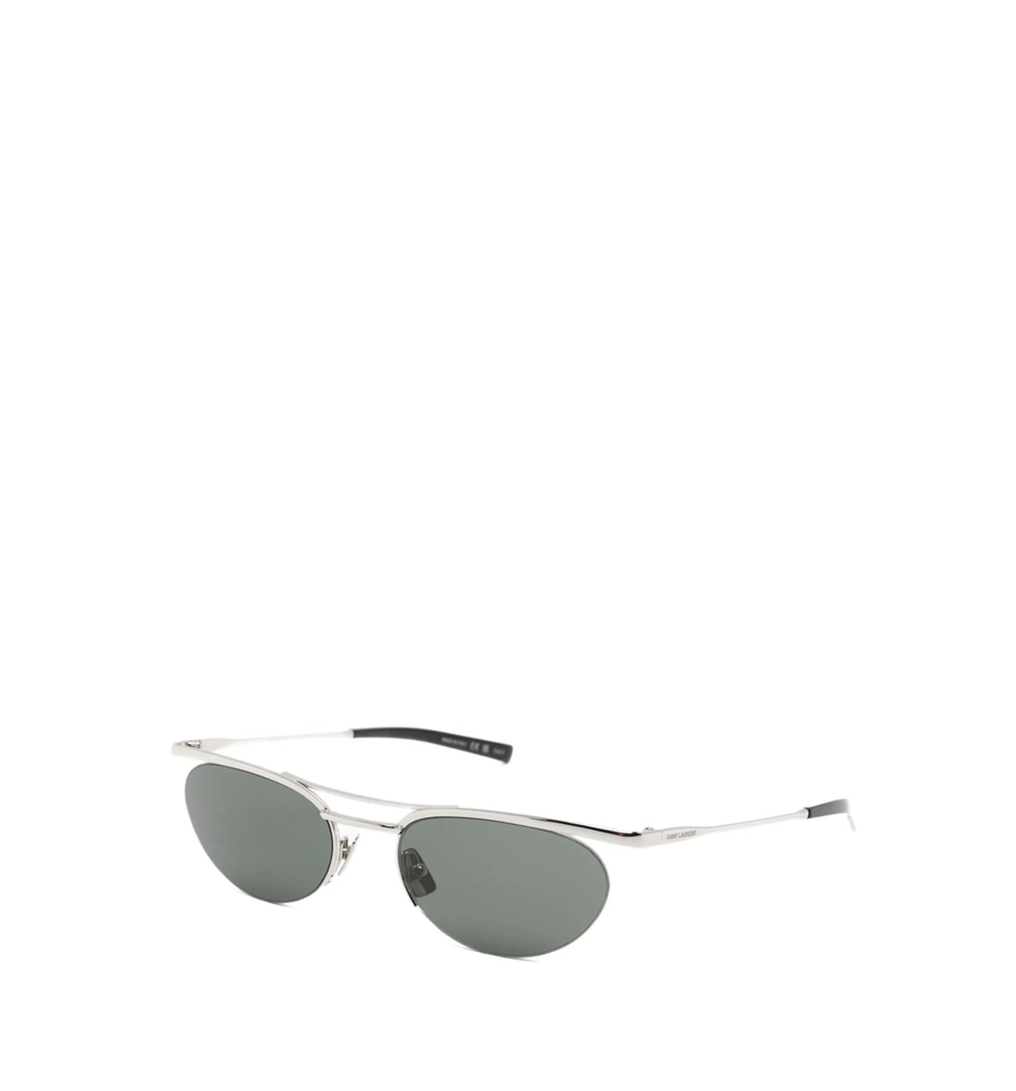 Oval-frame Sunglasses Silber