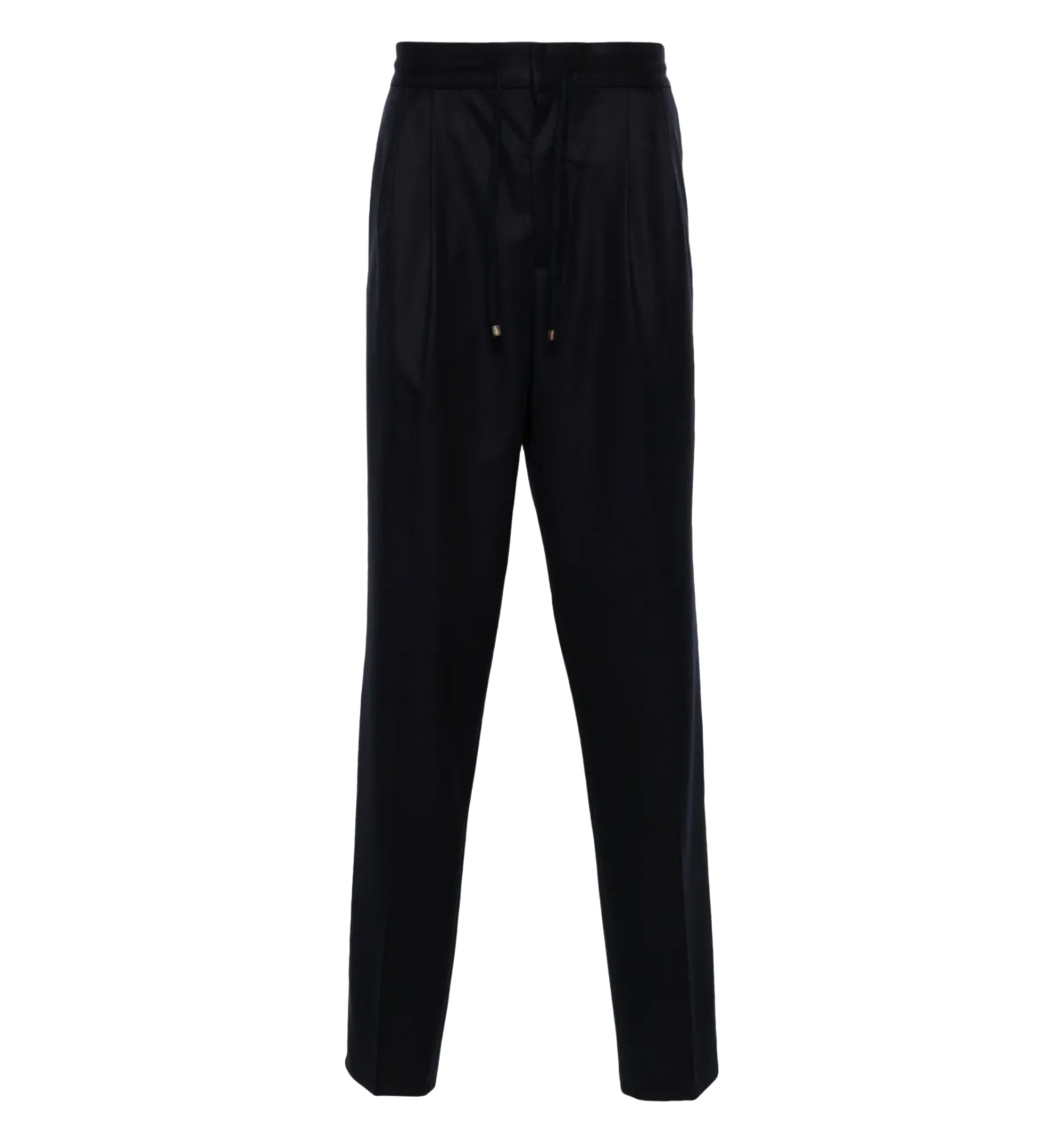 Mid-rise tapered trousers