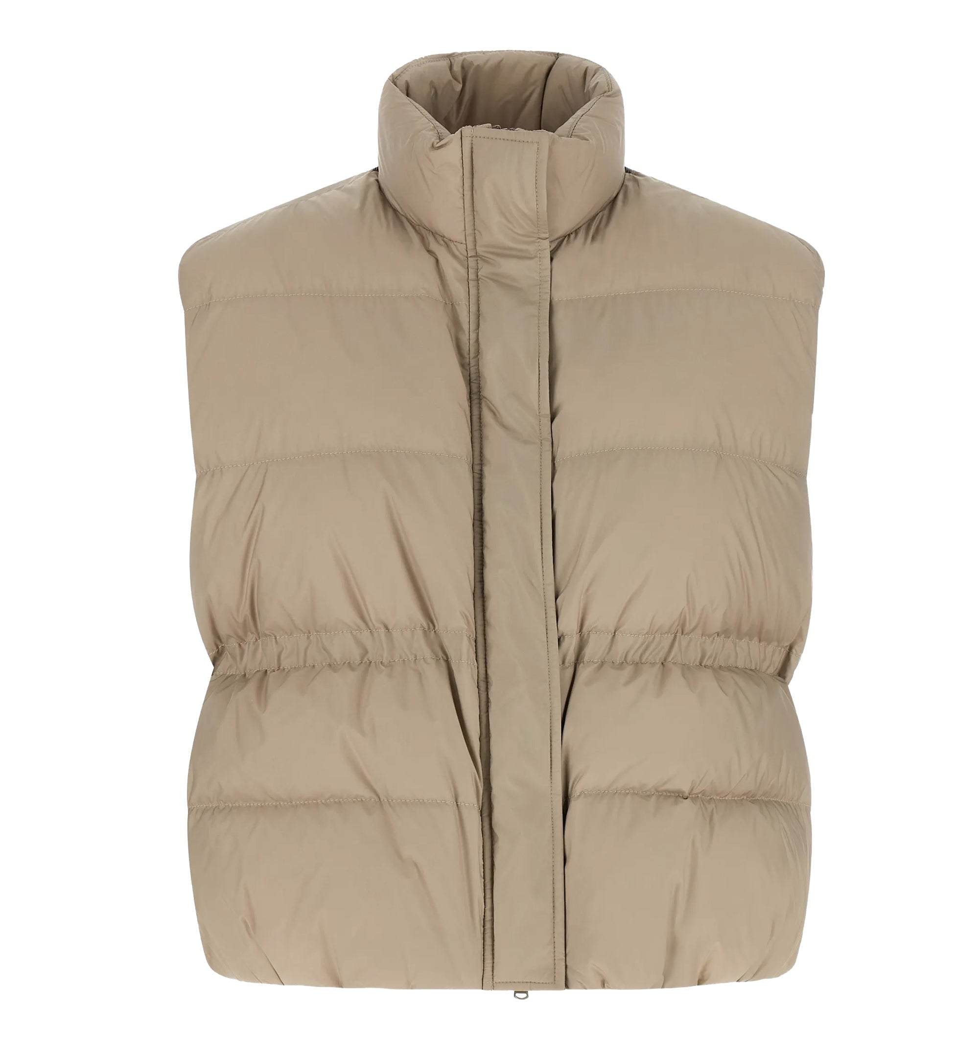 Zip-up quilted vest