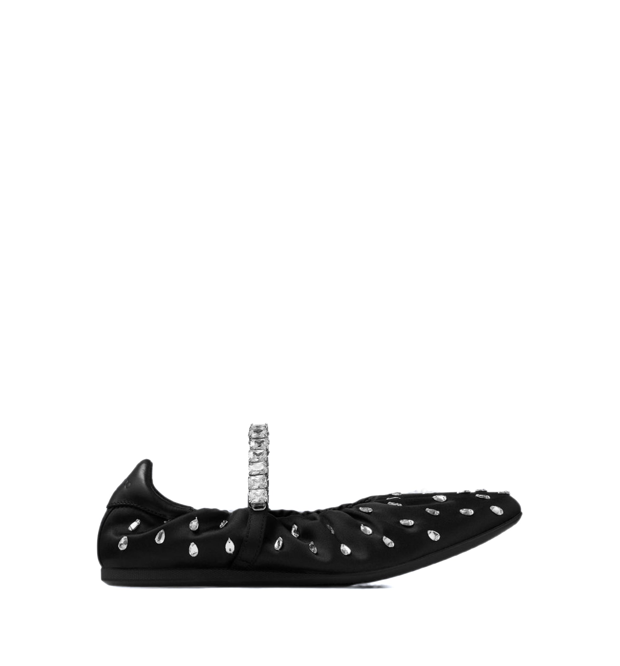 Jade Ballerinas with Crystals