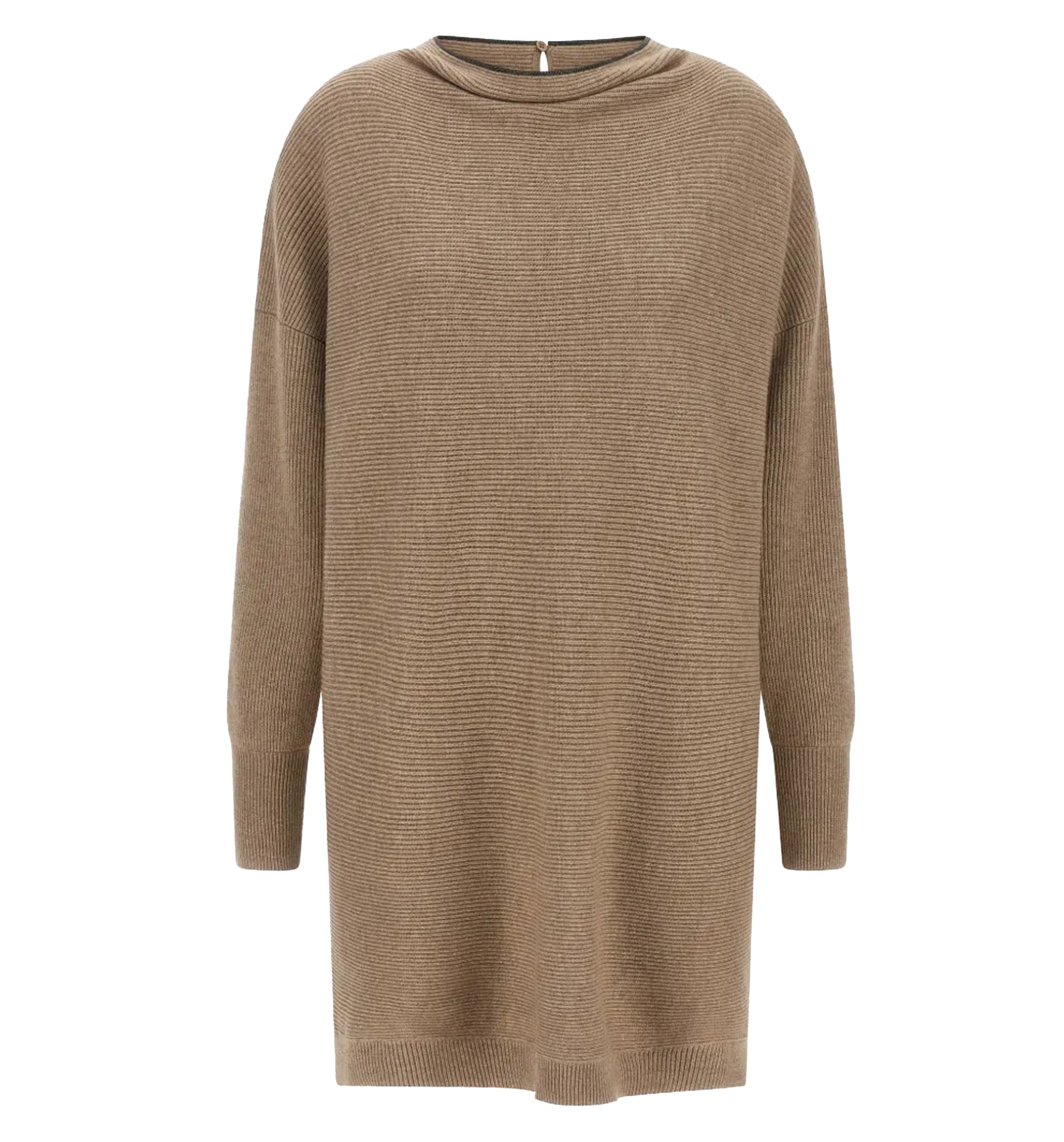 Ribbed-knit dress