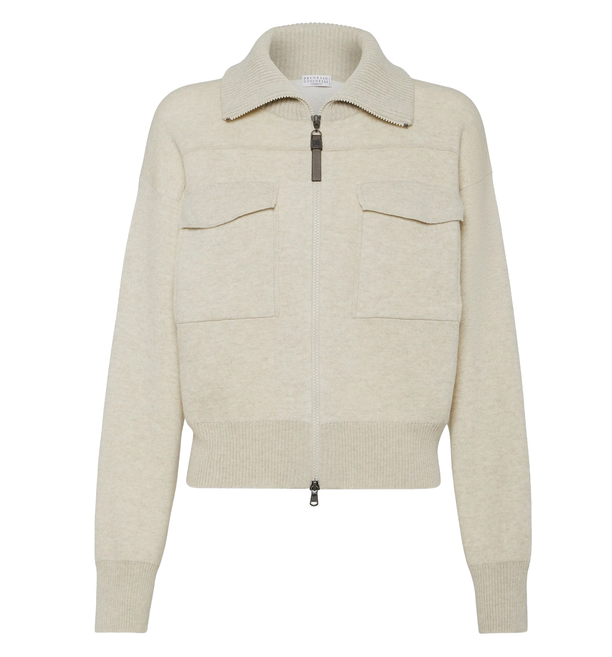 Double-knit cardigan