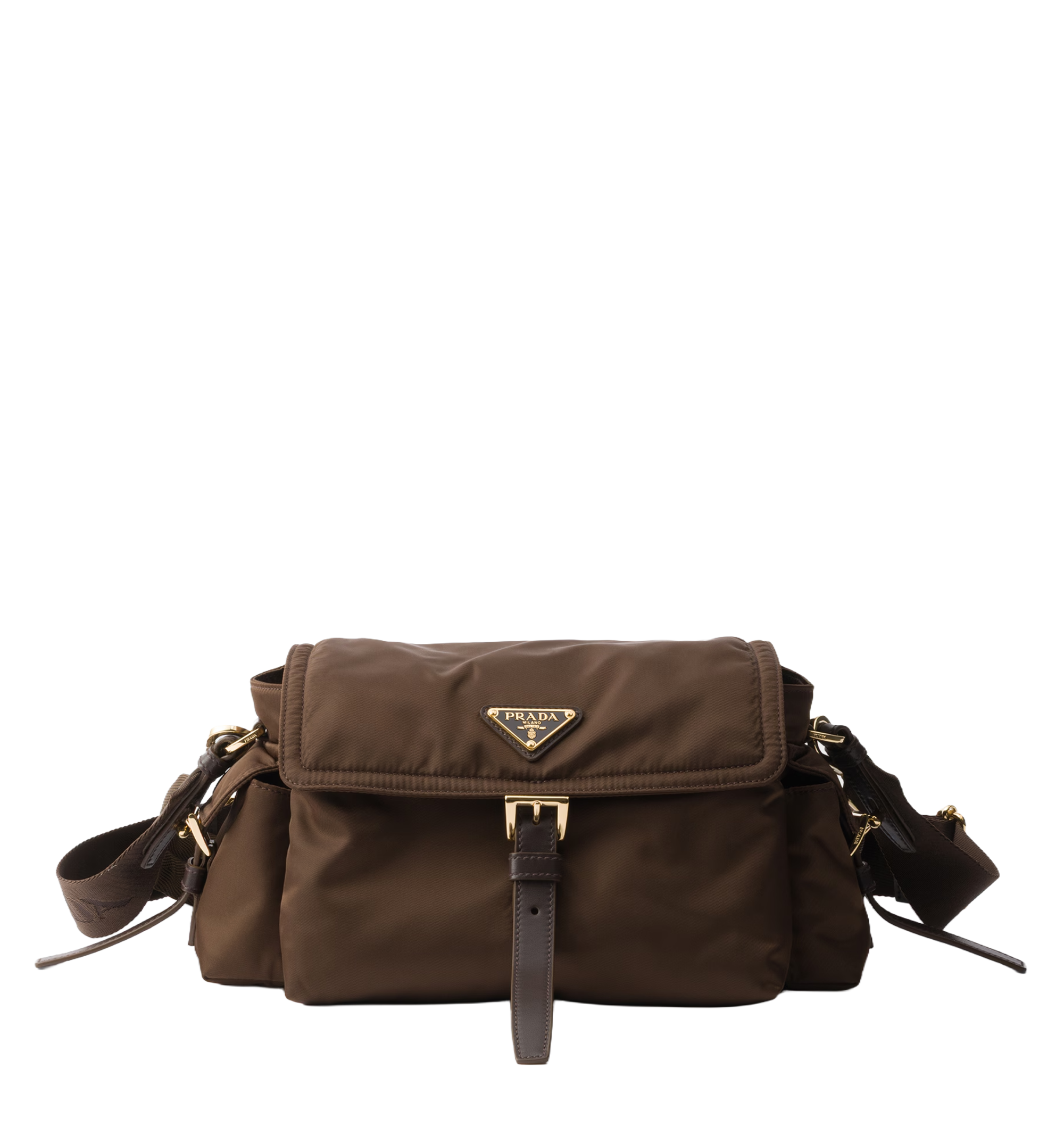 Prada Explore medium Re-Nylon shoulder bag with flap