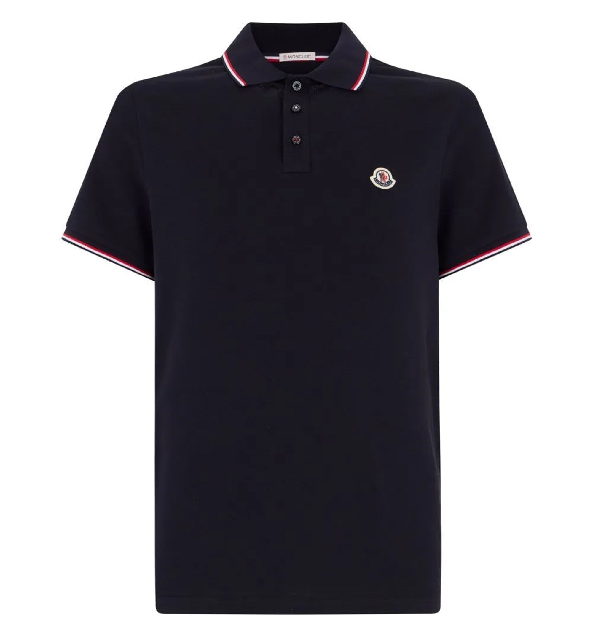 Tricolor-Trimmed Cotton Piquet Polo Shirt