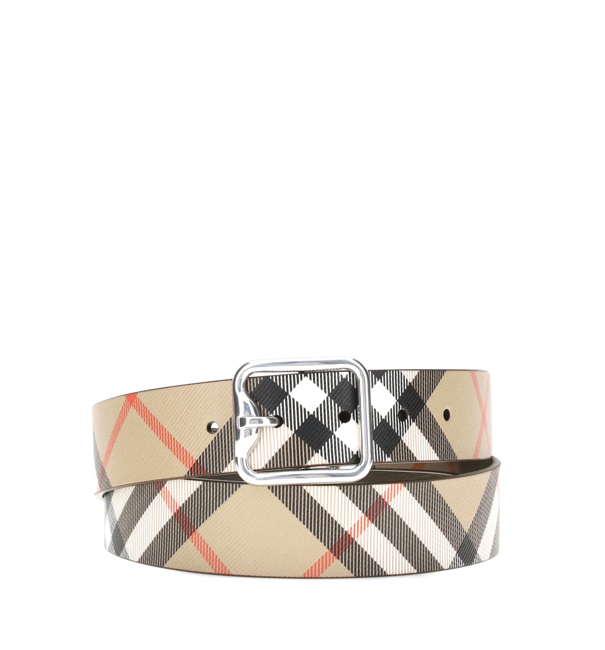 Reversible B Buckle Check Belt
