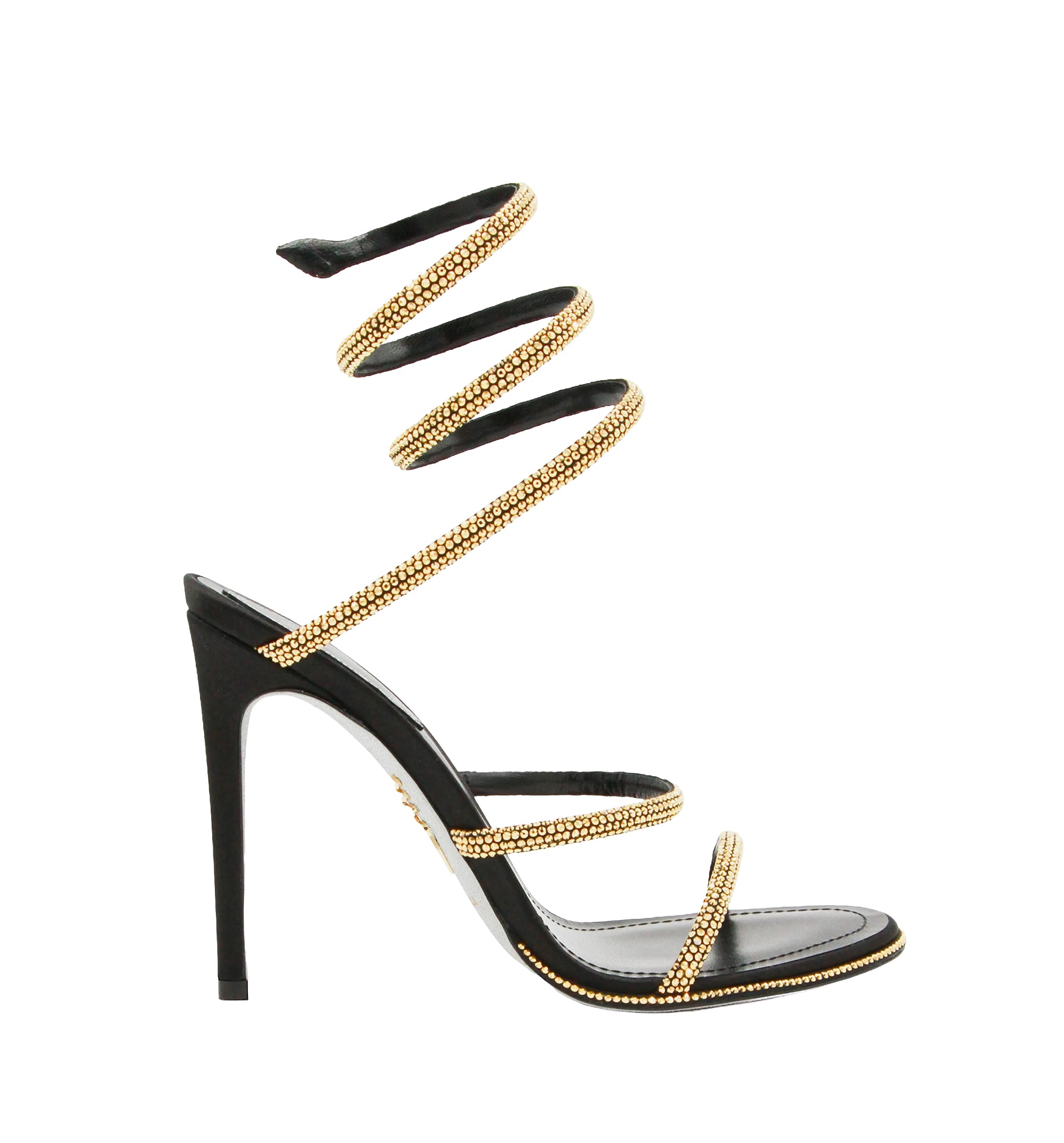 Cleo crystal-embellished wrap-around sandals