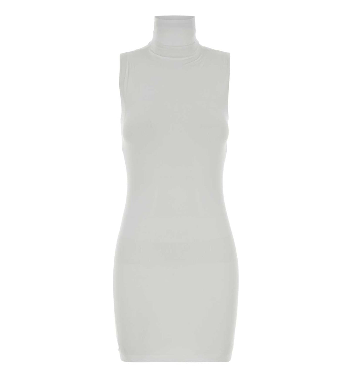 Seamless stretch nylon jersey dress