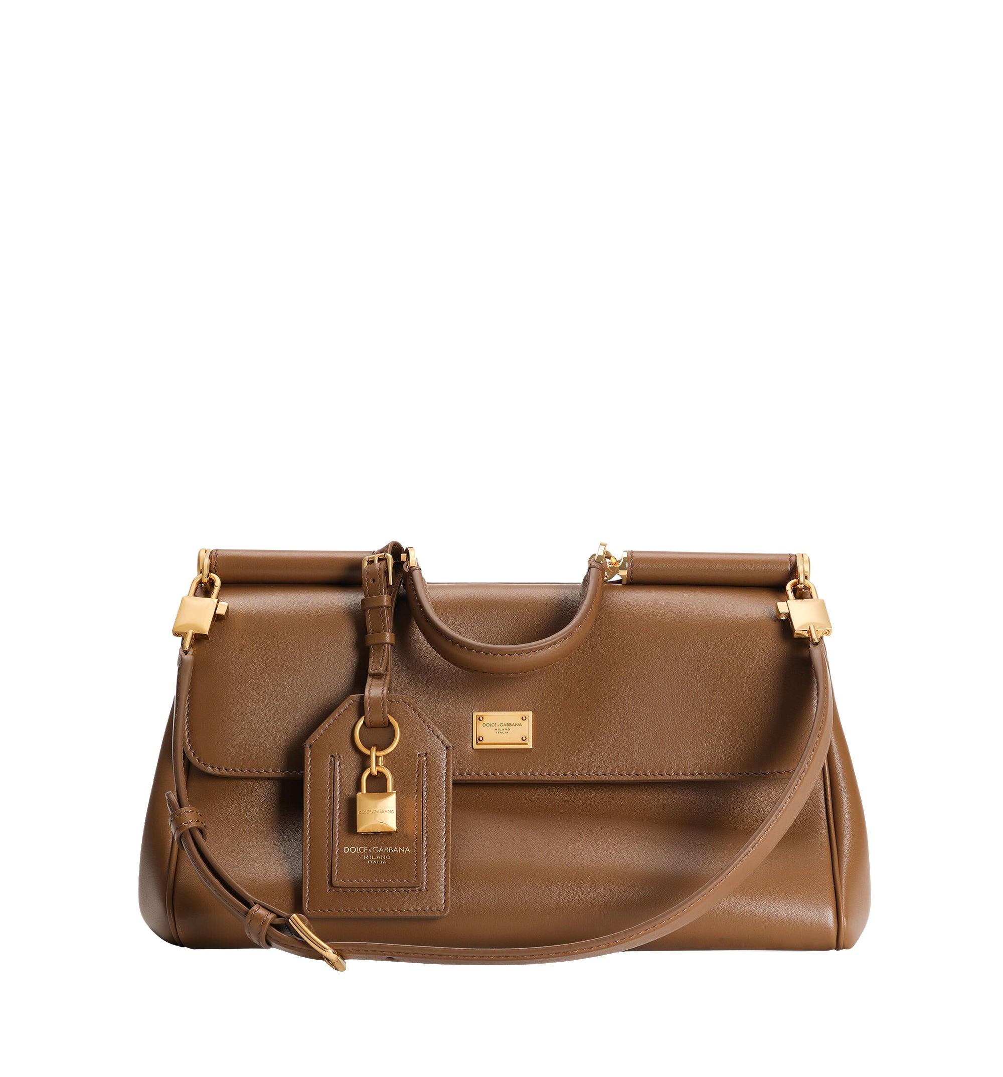 Medium My Sicily handbag in plongé calfskin