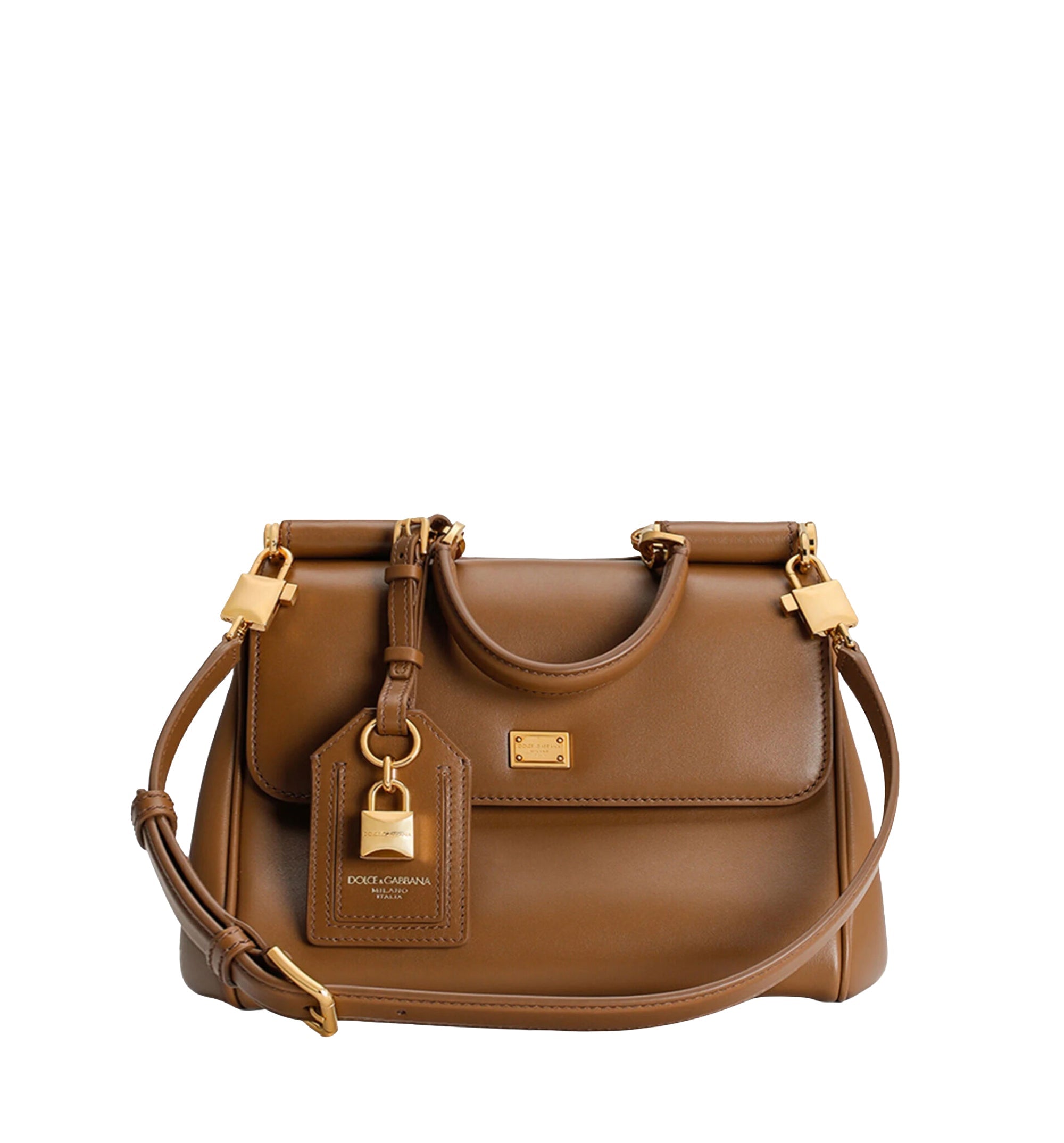 Small My Sicily handbag in plongé calfskin