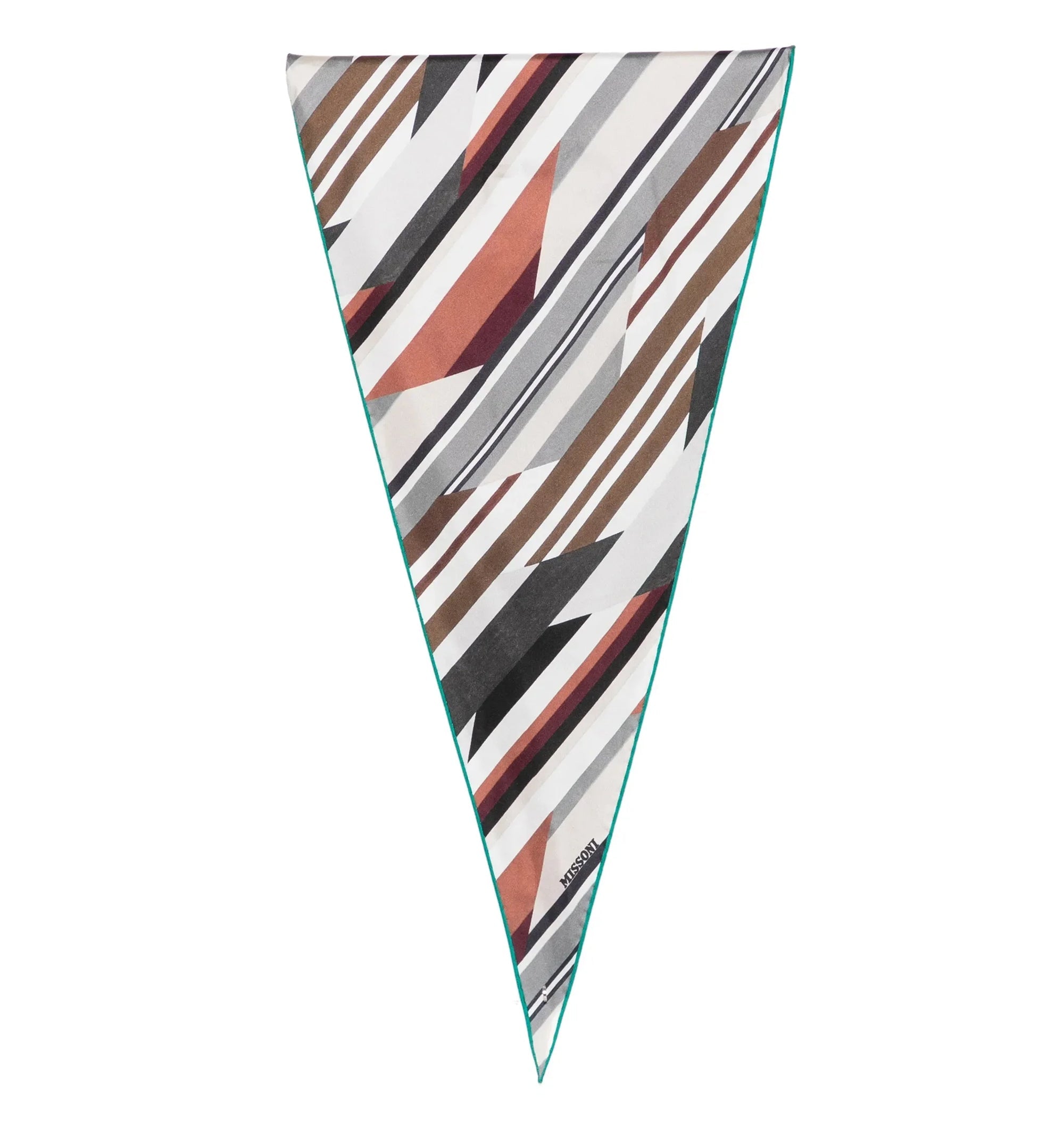 Geometric-print Scarf