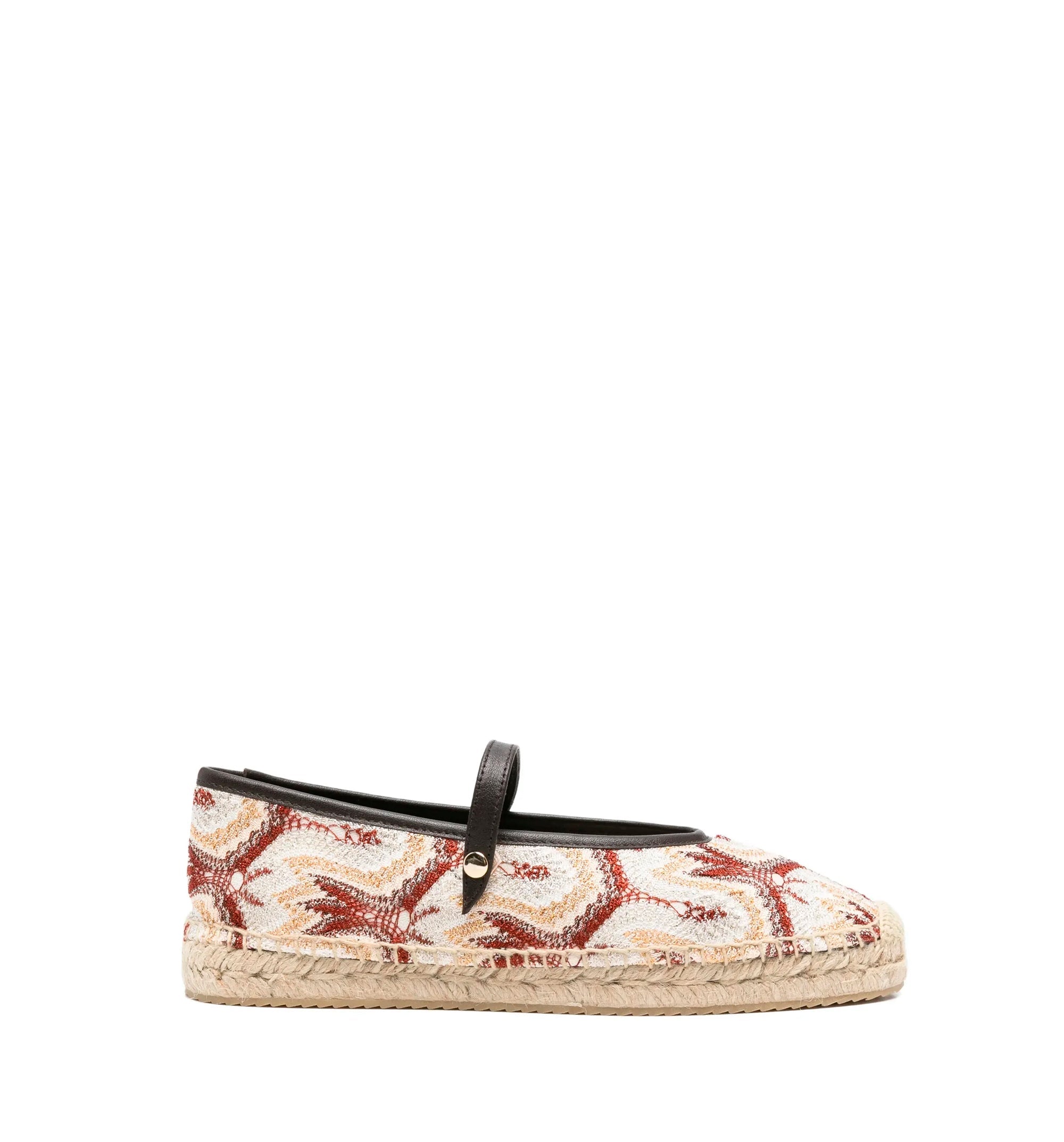 Patterned Strappy Espadrilles