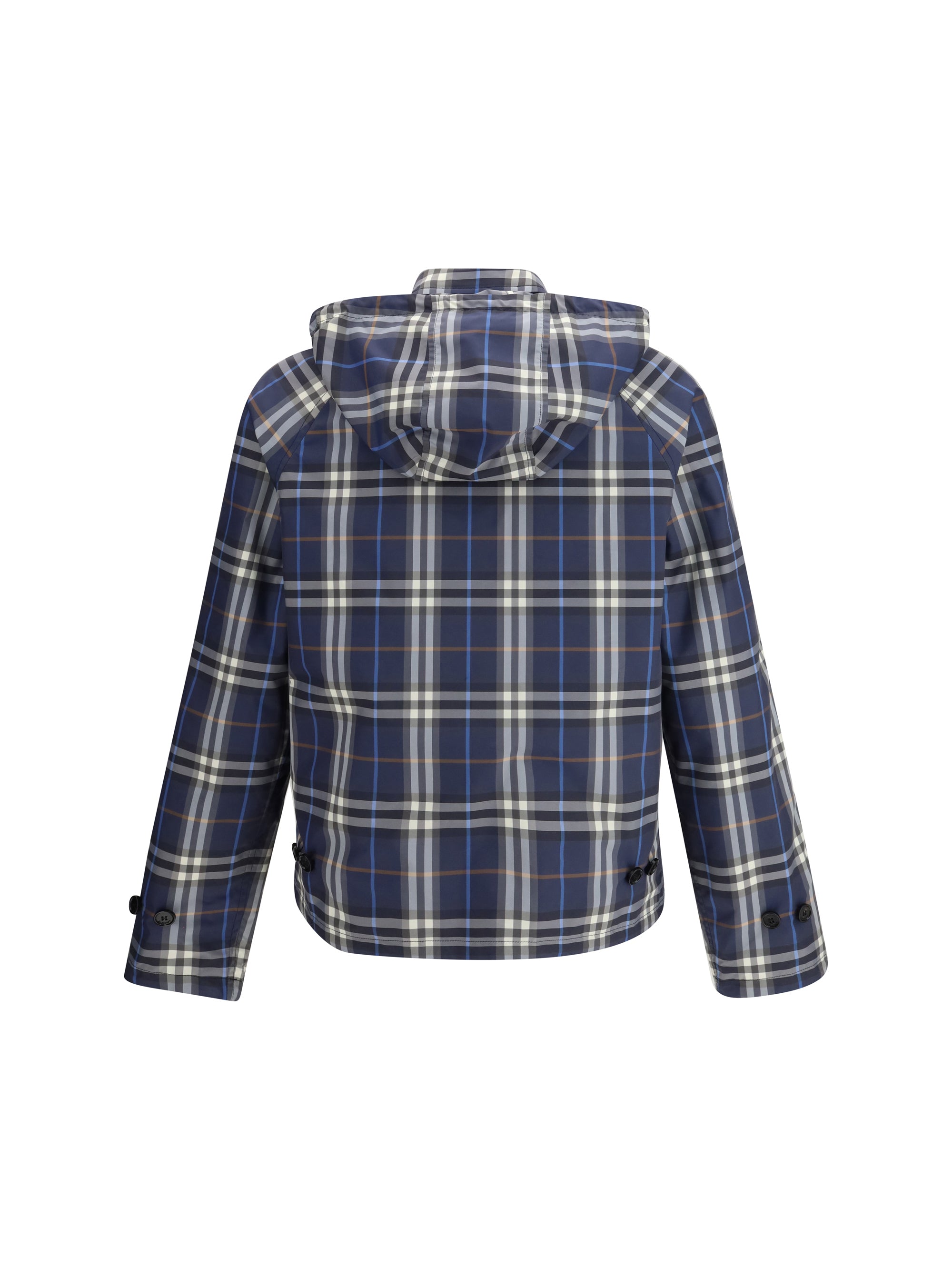 Reversible Check Hooded Jacket