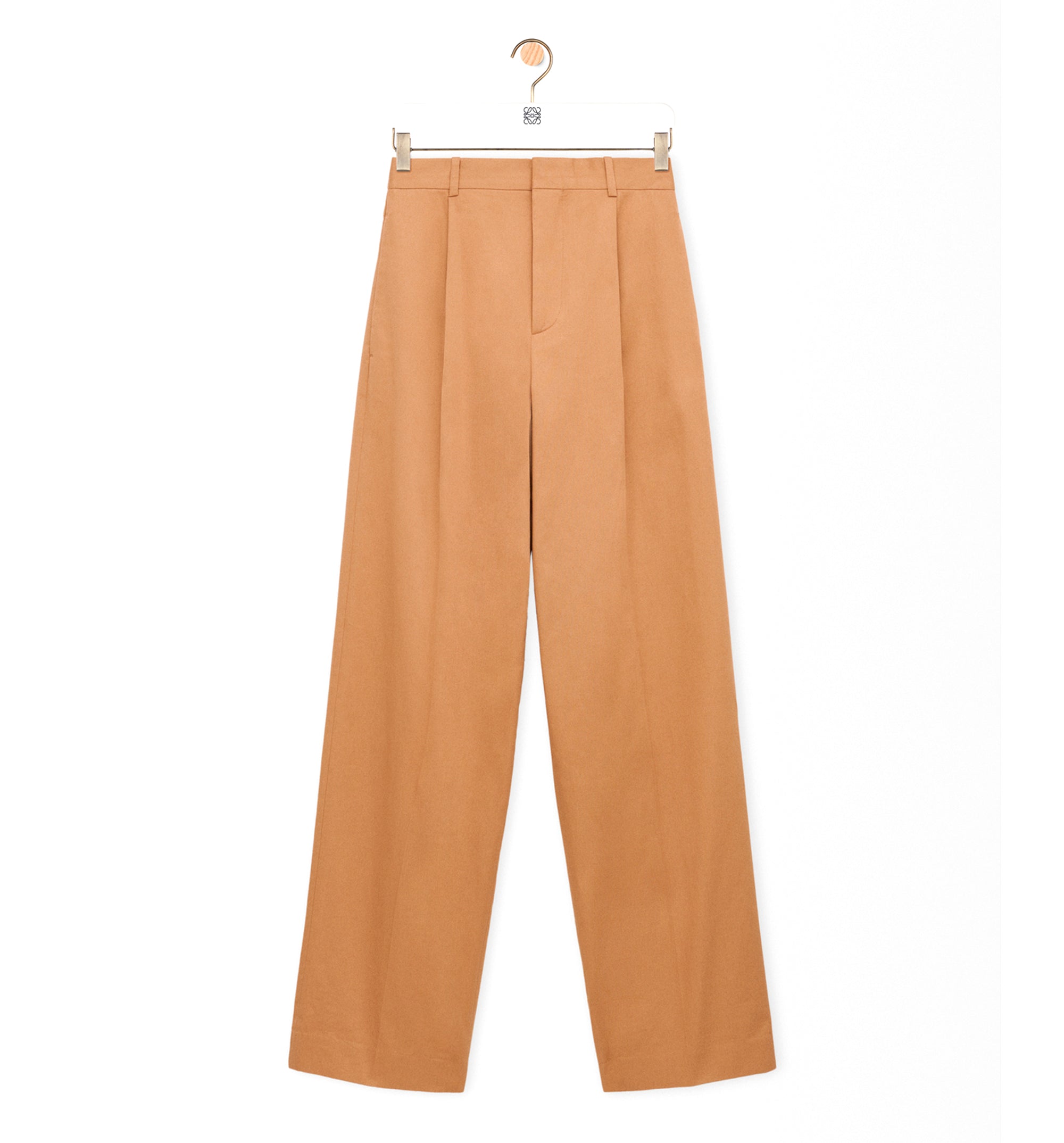 Wide leg trousers in cotton