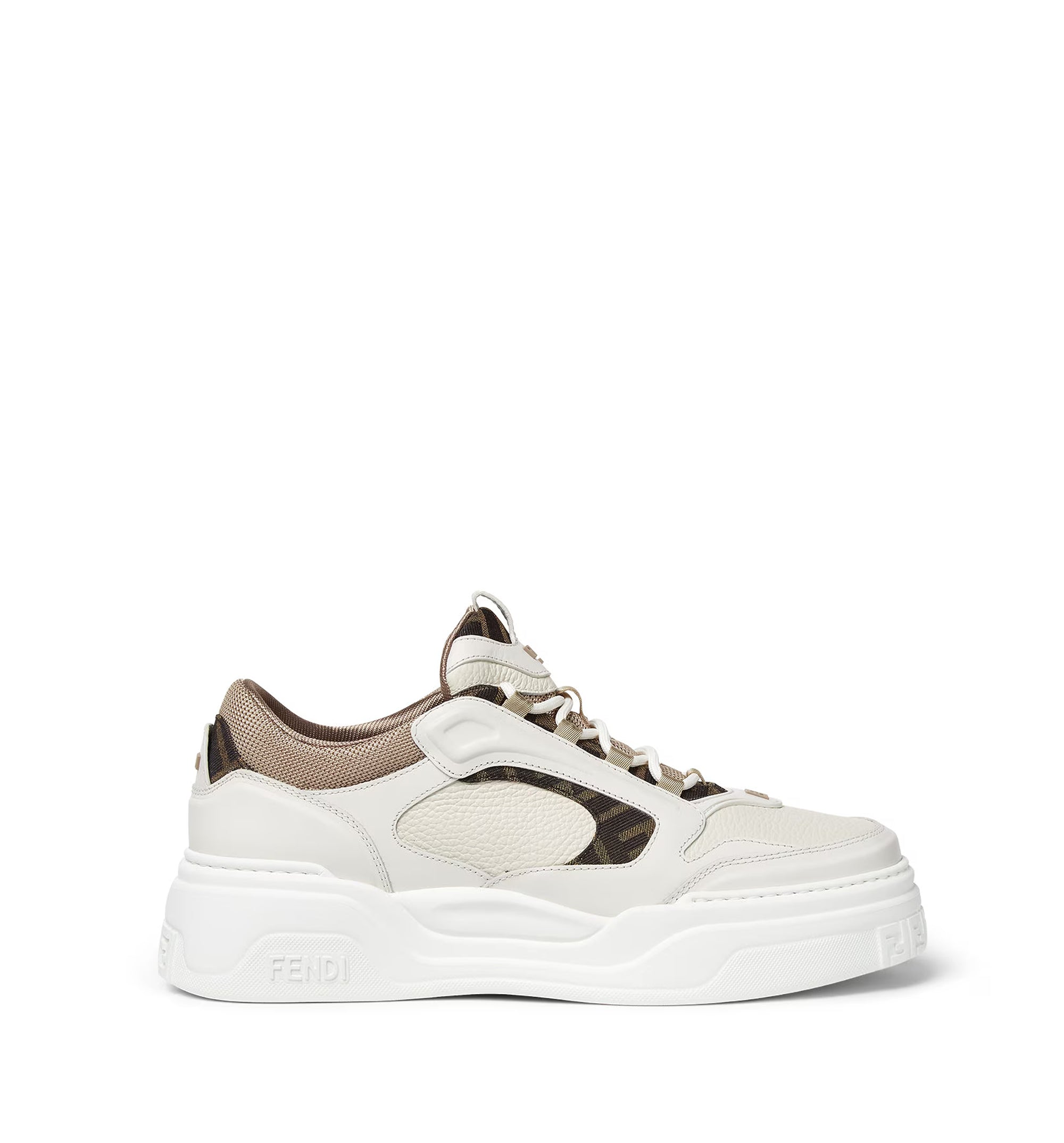 Fendi Force leather sneakers