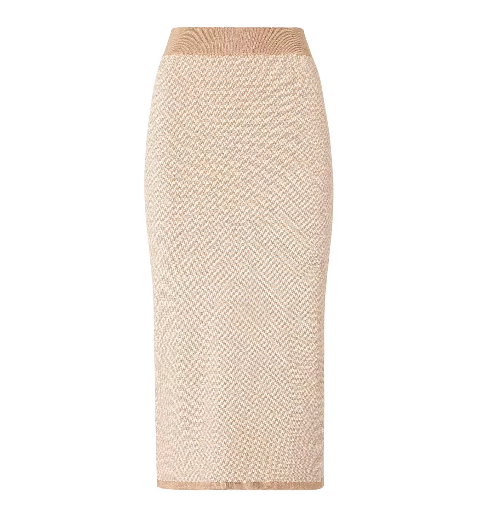 FF silk and cashmere skirt