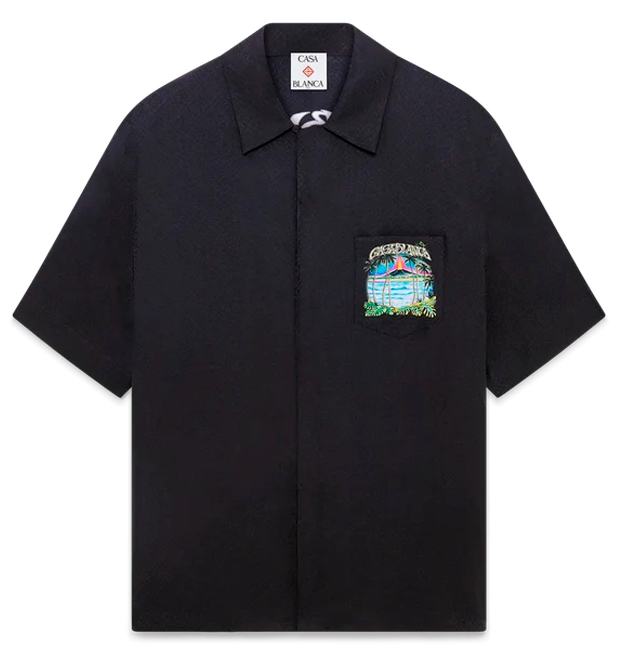 Volcano Short Sleeve Jacquard Shirt