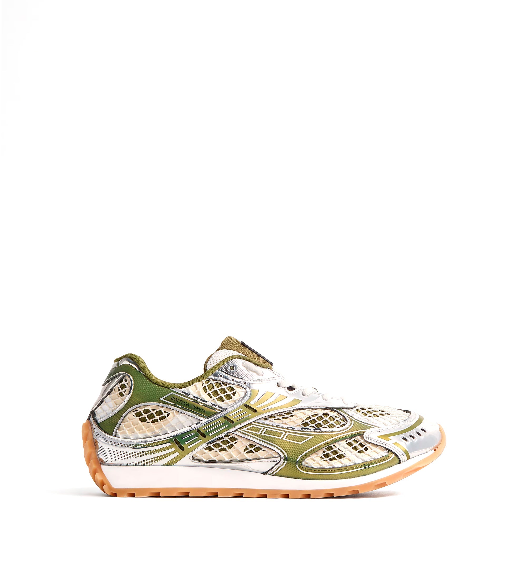 Orbit mesh and rubber sneakers