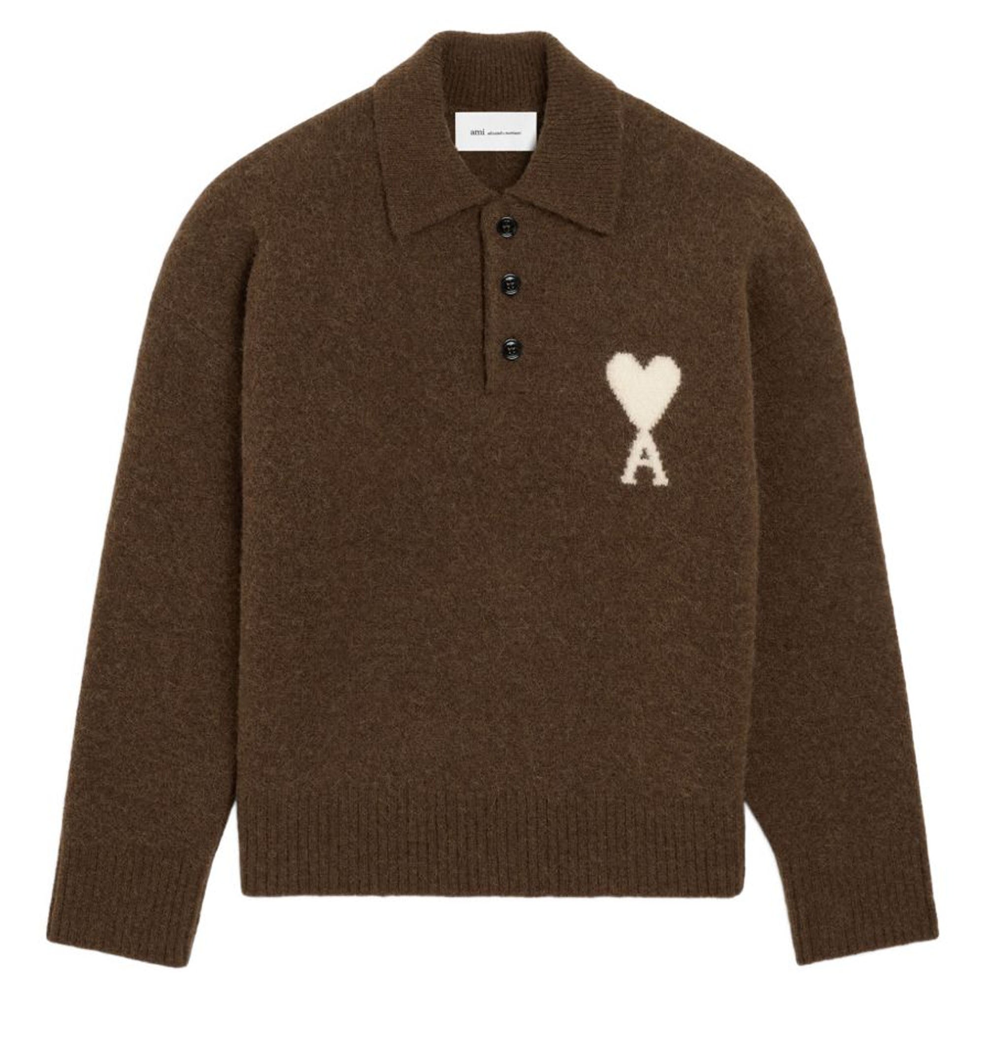 Ami De Coeur wool polo sweater