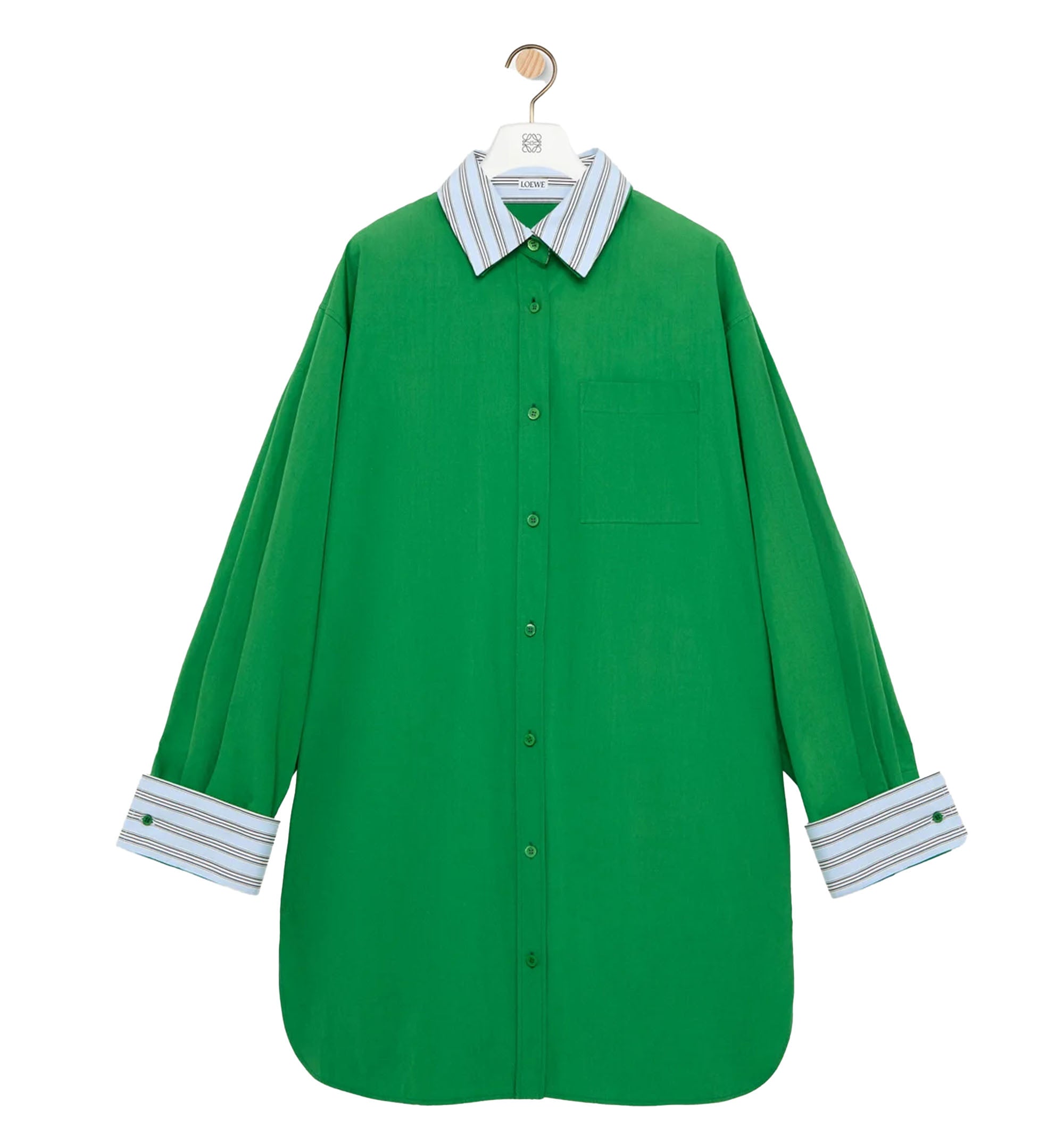 Shirt dress in cotton