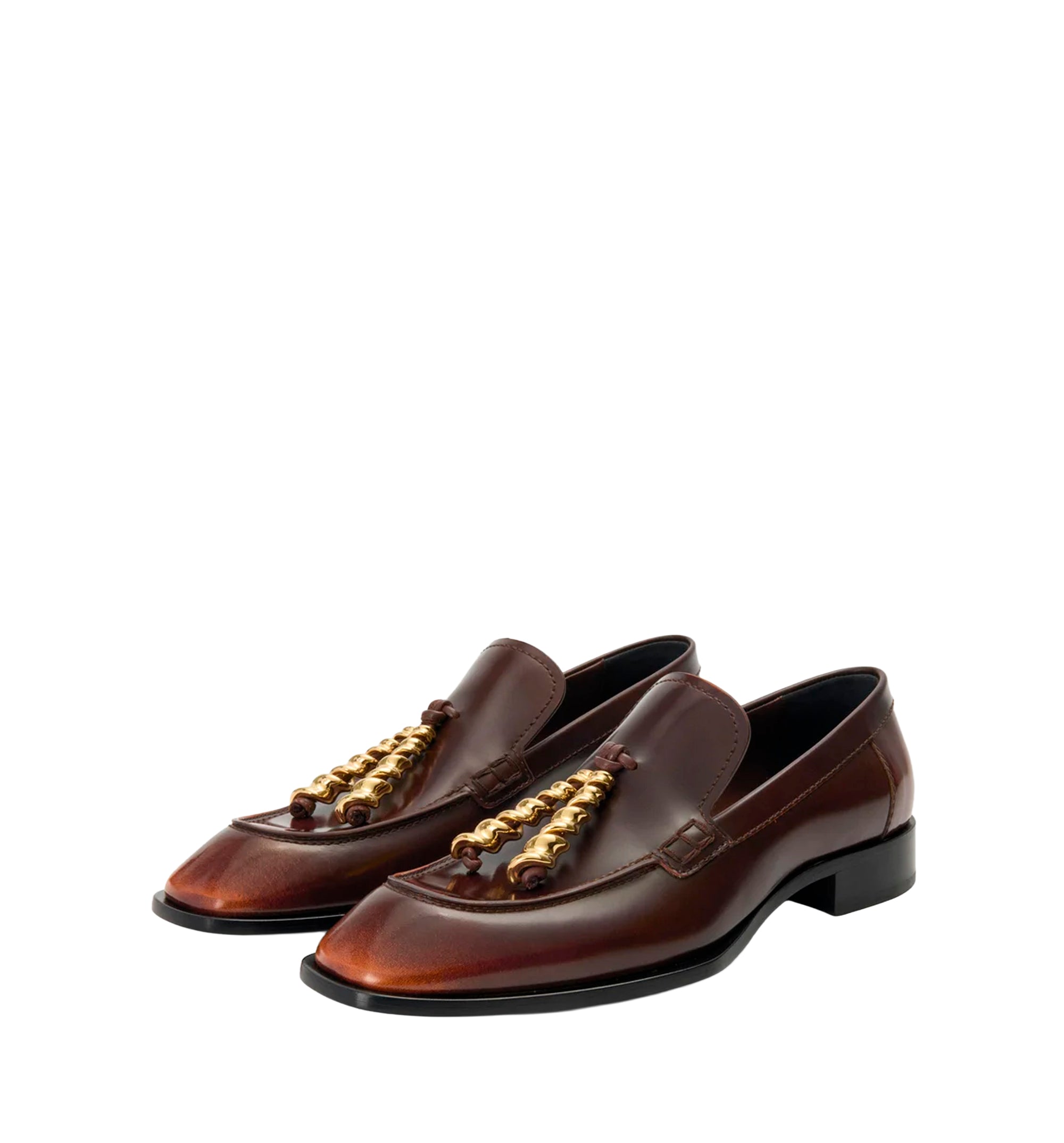 Edge loafer in brushed-off calfskin