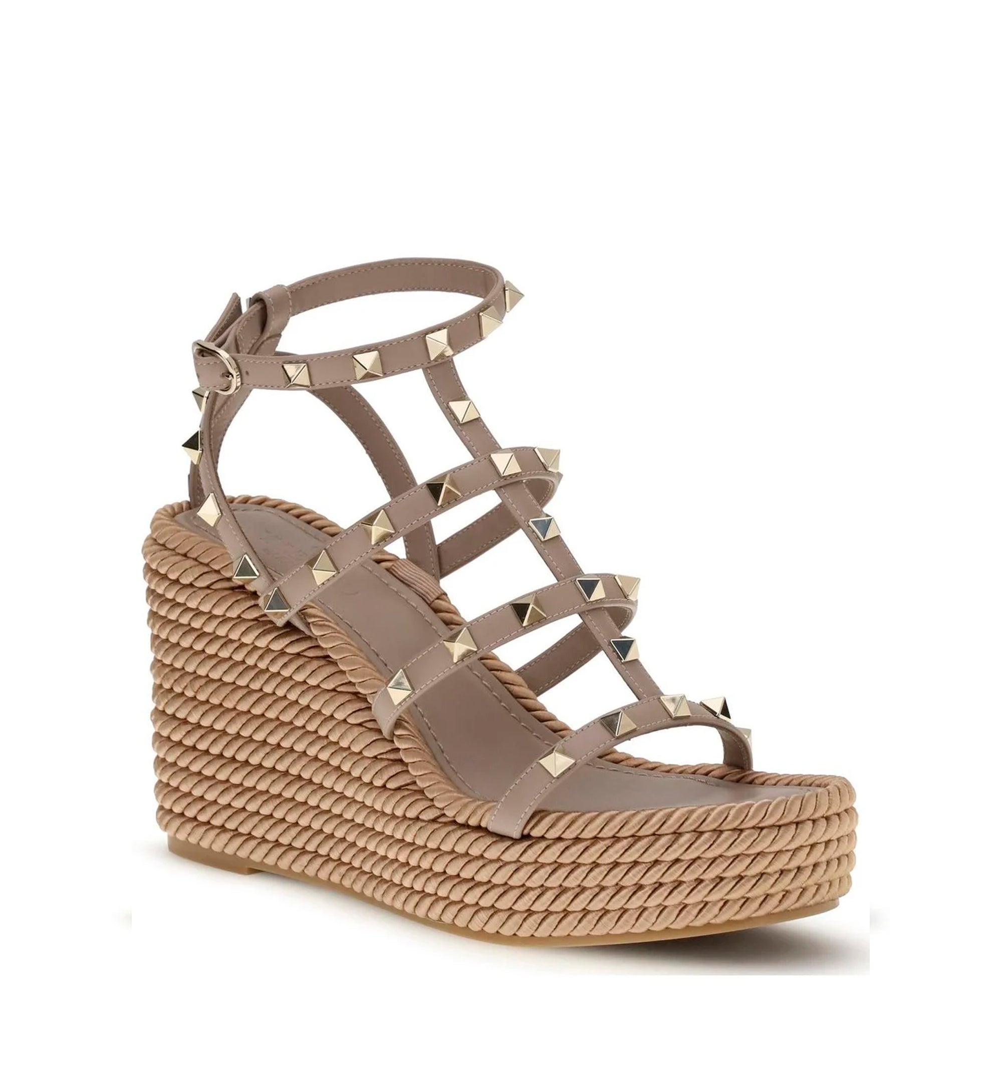Rockstud Open Toe Caged Sandals